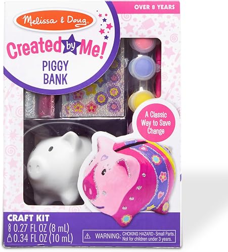Melissa & Doug Piggy Bank Craft Kit