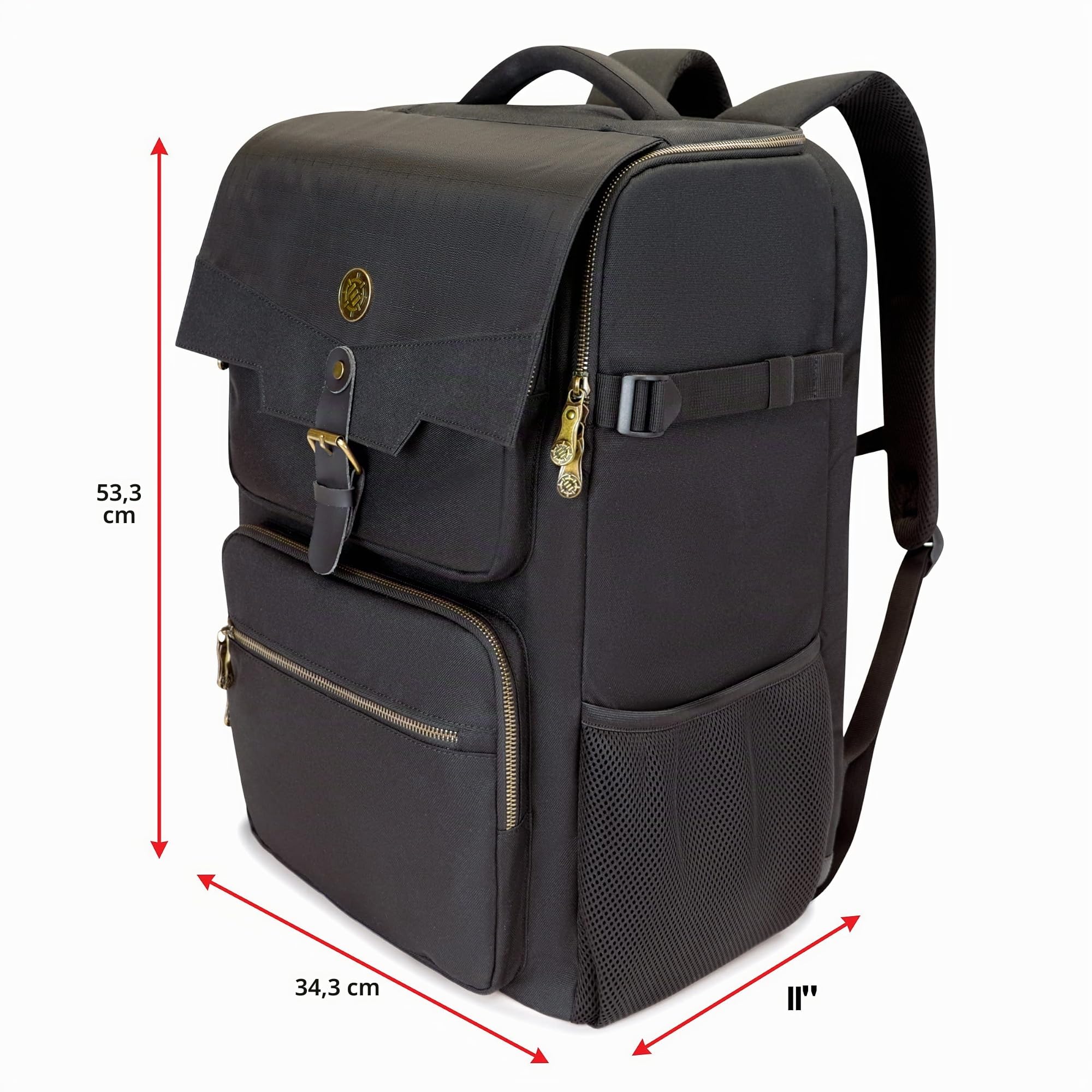 Enhance DND Mochila – RPG DM Bolsa para Dungeons and Dragons – Organizador de Bolsas DND de Viaje para 6-8 Libros Verticales, Ranura para Pantalla DM de 18 Pulgadas, bandejas de Espuma de