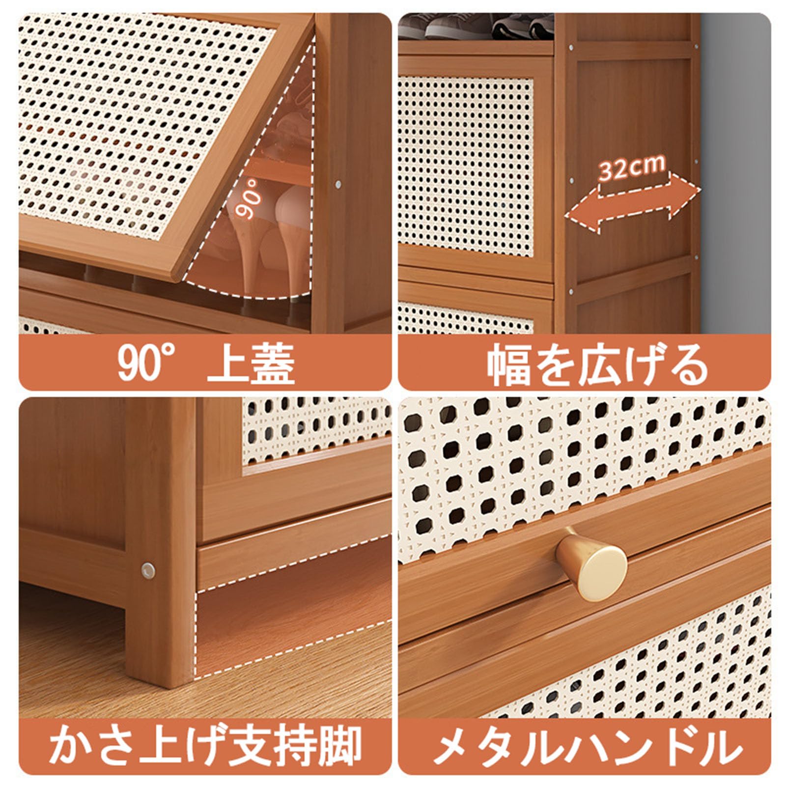 シューズラック 靴棚 棚 靴 収納 ラック フック付き カバンかけ 帽子掛け 楽天市場】シューズラック床置きハンガー 多層収納シューズラック 靴の