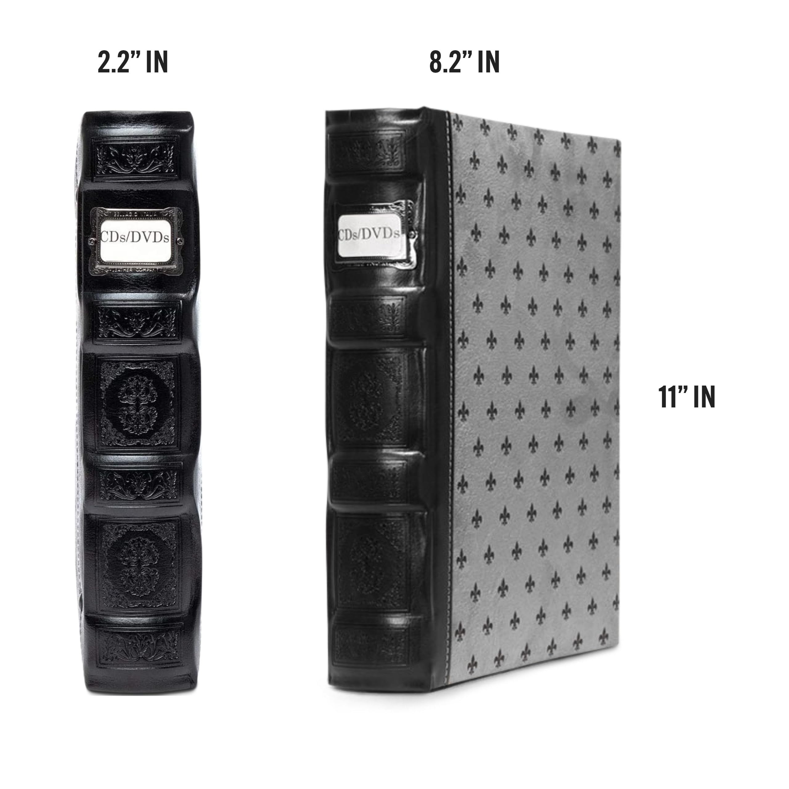 Amazon.com: Bellagio-Italia Tuscany DVD Binder, Black/Gray