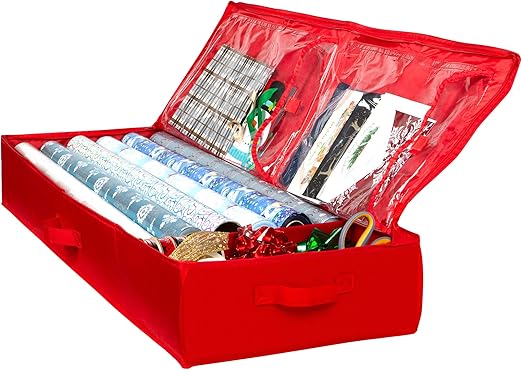 christmas gift wrap organizer