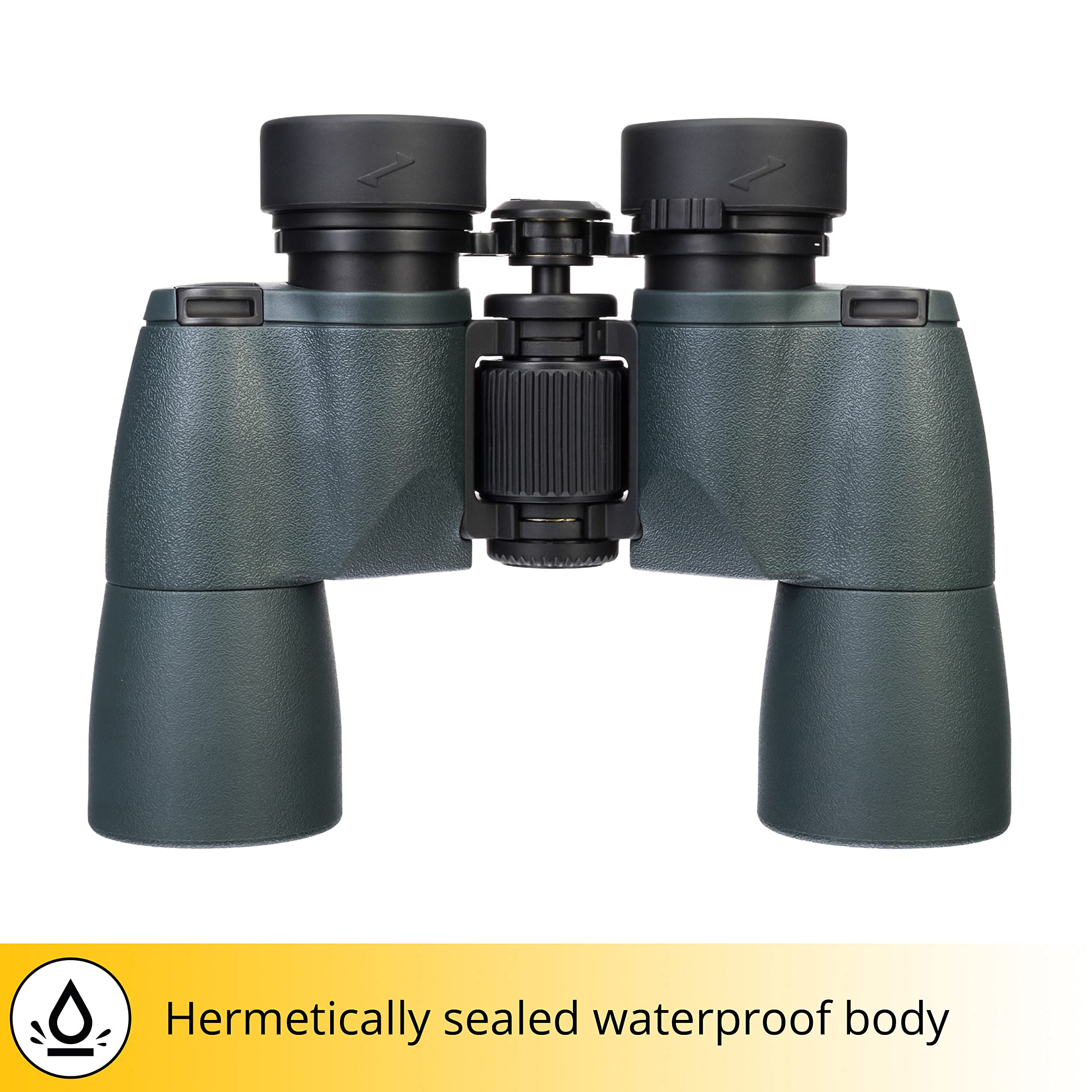 Binocolo Levenhuk Sherman PRO 10x42 con Ottiche Fully Multi-Coated e Oculari a 5 Elementi Dal Design Esclusivo | Prismi di Porro, Ottiche BaK-4 Multistrato, Antiappannamento, Ideale per Birdwatching, Caccia, Natura e Escursionismo
