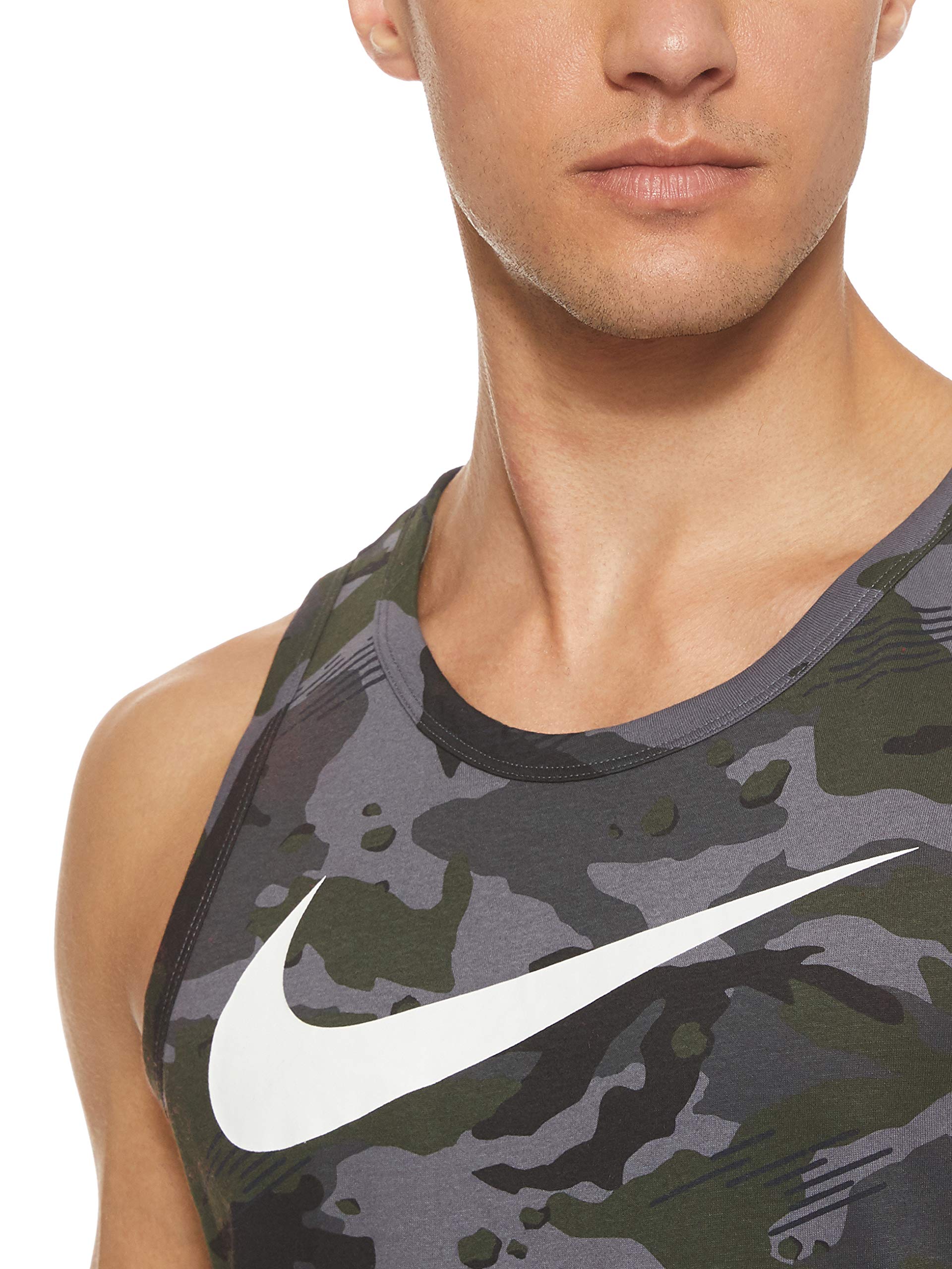nike men's dry camo swoosh tank top