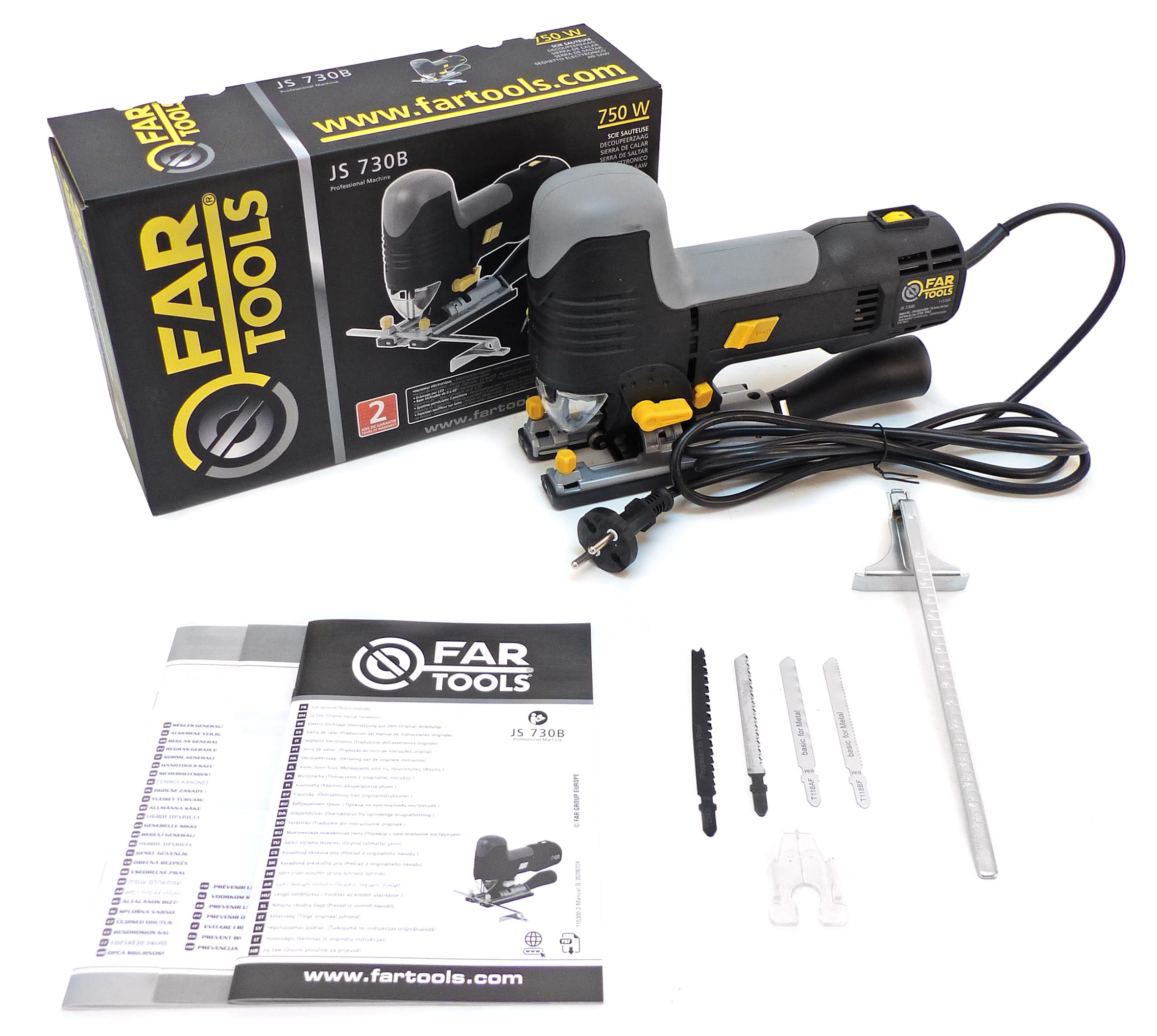 Fartools JS Scie sauteuse 750 W 115300 Noir