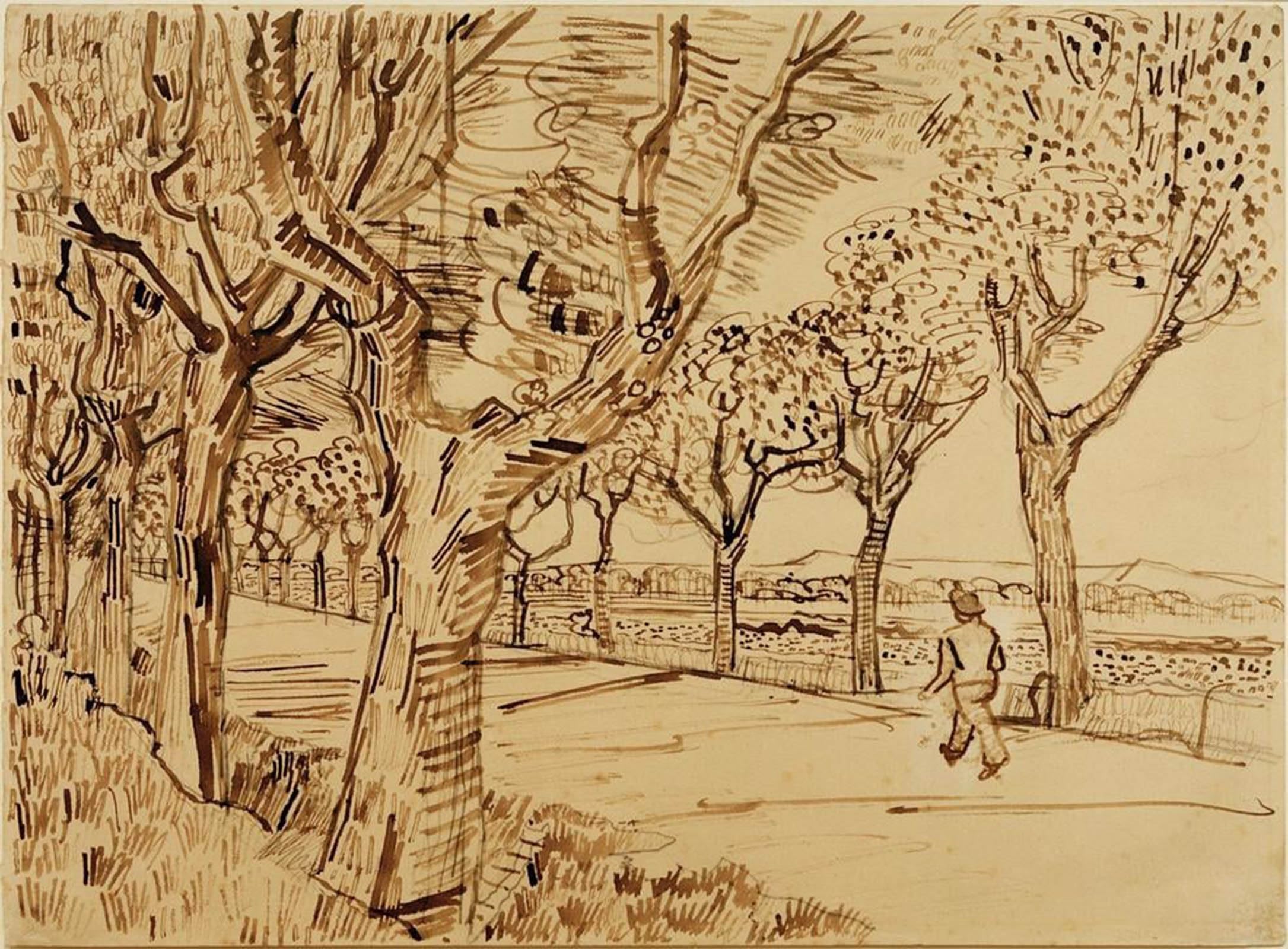 ARTXLXXBN Famous Painting Art Wall Decor Abstract Art Picture the Road to Tarascon Animal Pictures for Home Decor 60x90cm