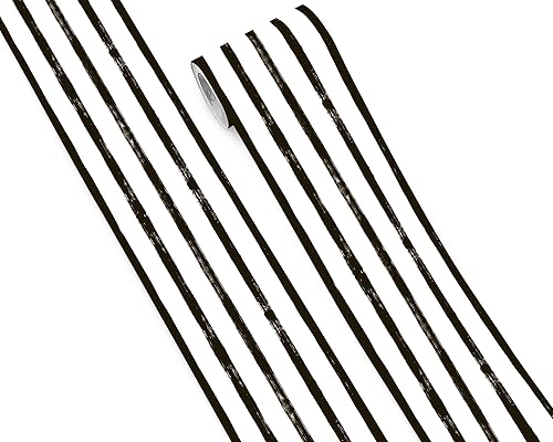 Vista 85 de FLFK Calcomanías de pared para despegar y pegar, para habitación de los niños, calcomanías de peces bajo el mar, 4 x 240 pulgadas (azul)