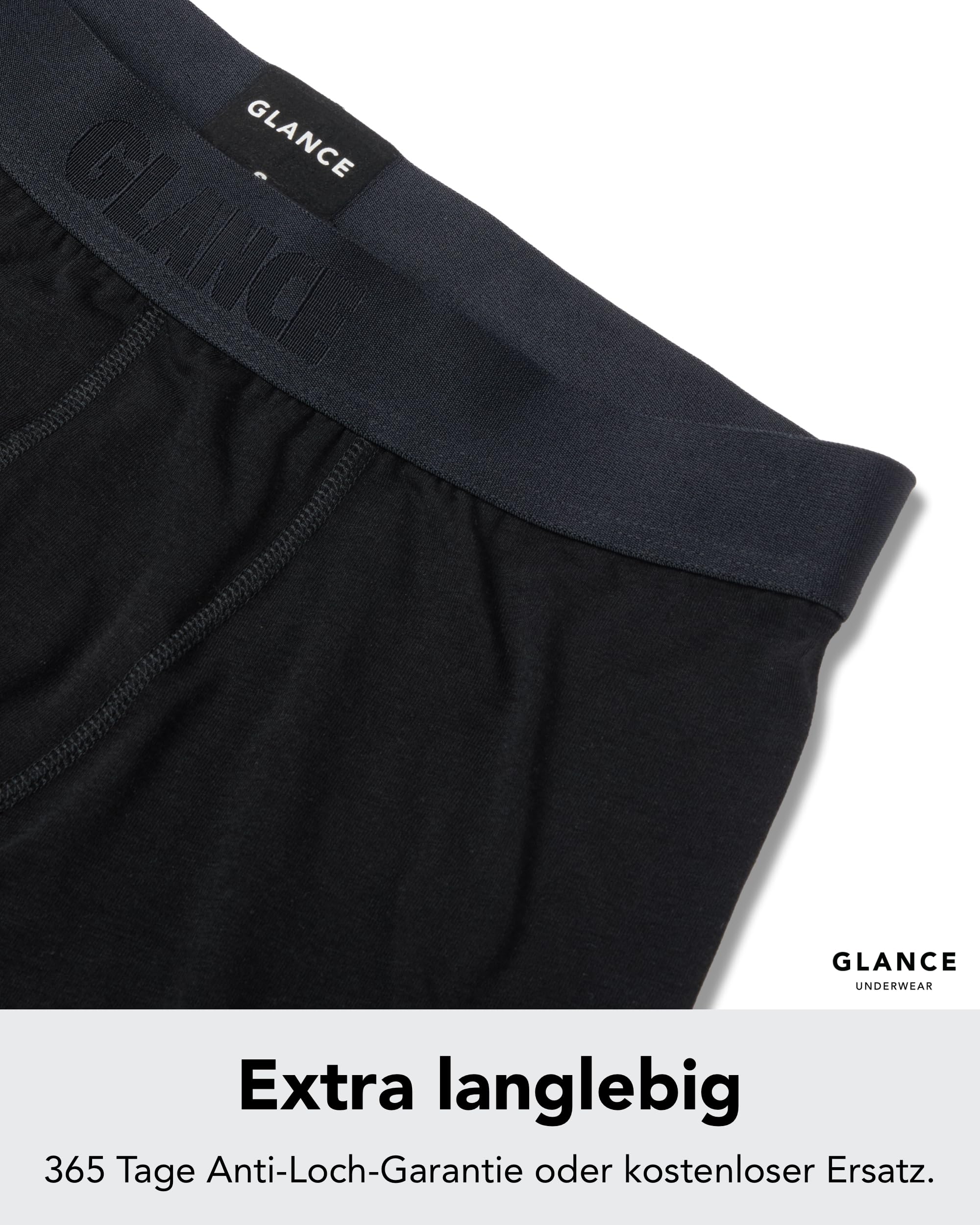 Premium Bambus Boxershorts Herren (3-Pack) - atmungsaktiv - seidig weich - Bambus Unterhosen Herren mit elastischen Bund und ohne störendes Etikett für optimalen Komfort