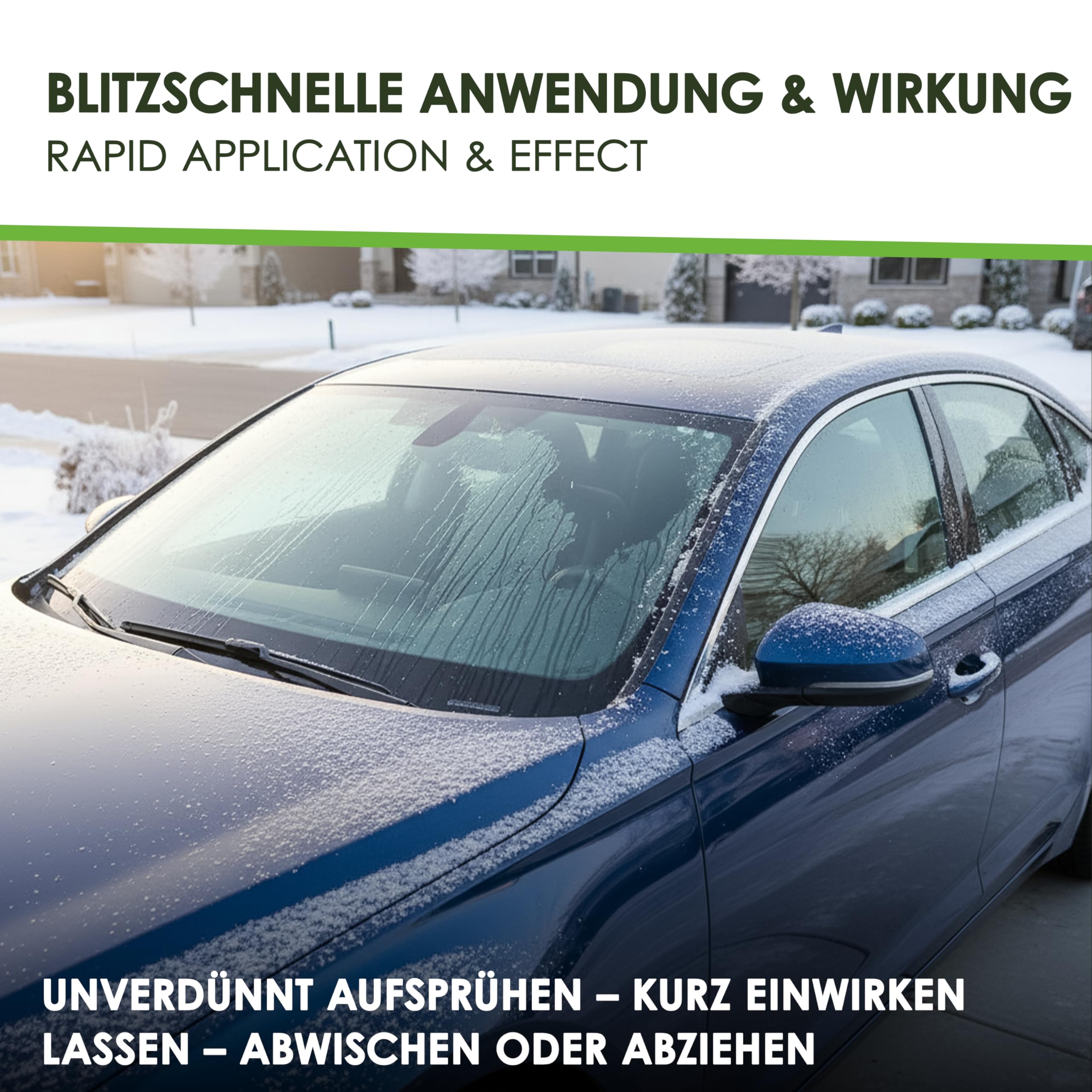 Scheibenenteiser Auto (4x5L) hochwirksam & ohne Kratzen | Scheibenfrost Enteiser Auto verhindert zuverlässig Wiedervereisung | Scheiben EIS Entferner sehr effektiv bis -40°C | Made in Germany