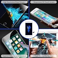 Vista 7 de Reemplazo de pantalla para iPhone 7 Plus de 5.5 pulgadas, color blanco, reemplazo del digitizador de pantalla LCD táctil Diykitpl 3D para A1661