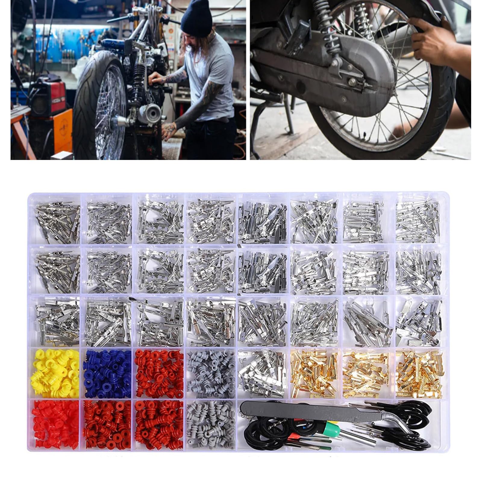 950 Conectores de Pines eléctricos para Cables de automóviles, terminales de conexión de Pines de 1/1.5/1.8/2.2/2.8/3.5 mm.
