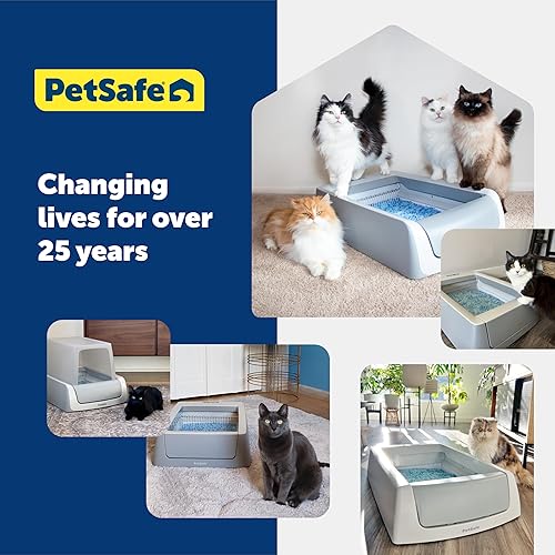 Miniatura 7 de Arena para gatos que no se aglutina de acción con cristal de alta calidad de PetSafe