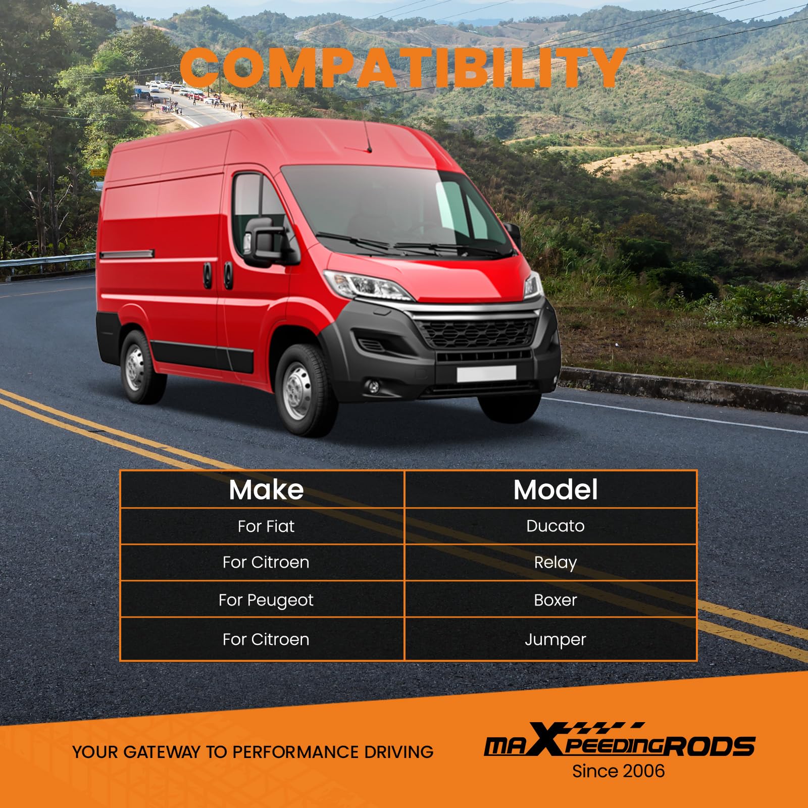 maXpeedingrods Luftfederung Hinten 12V Kompressor Kit für Fiat Ducato 1994-2024 4000KG