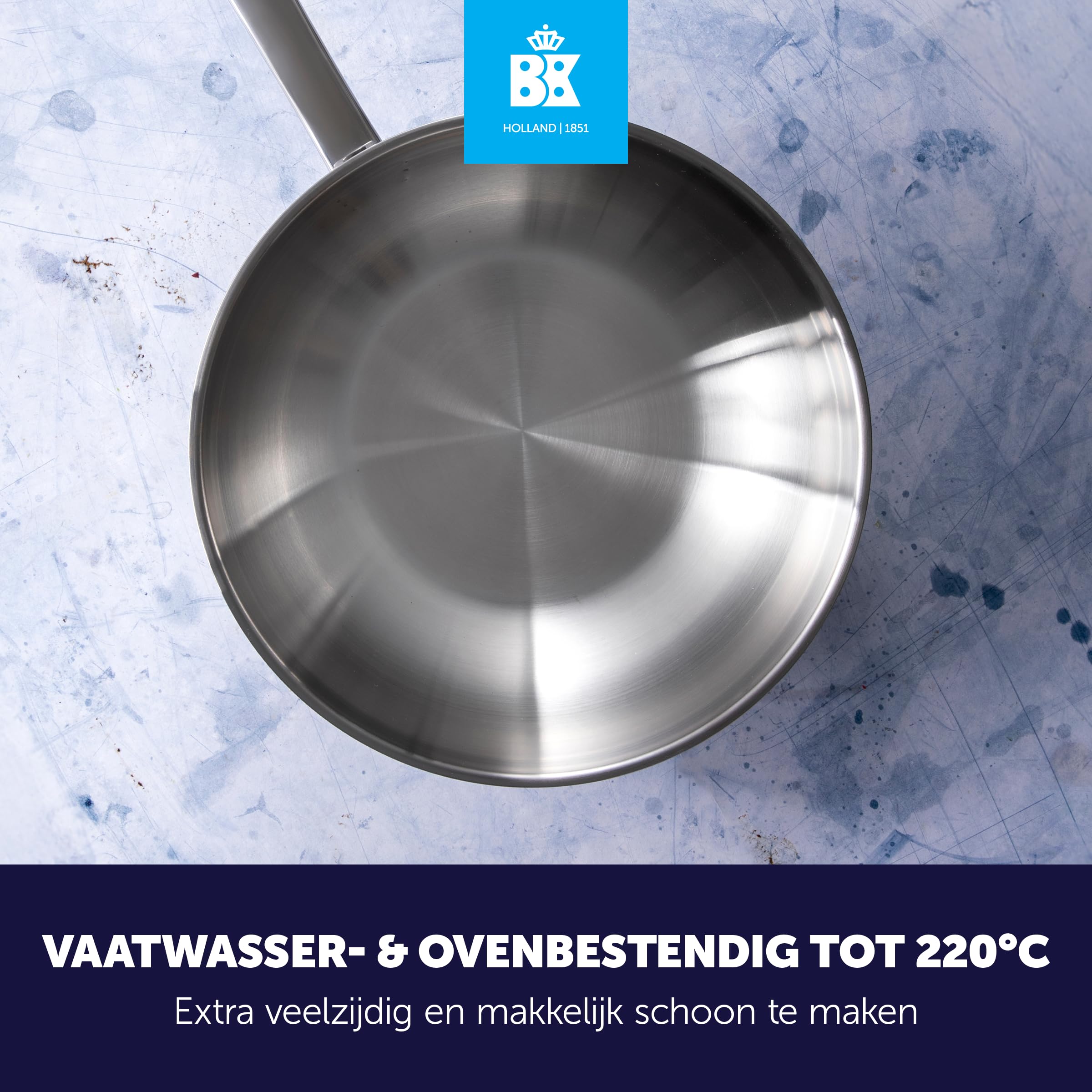 Wokpan Keramisch 28 cm Sublime Collection Crème - BK - Kookwinkel de