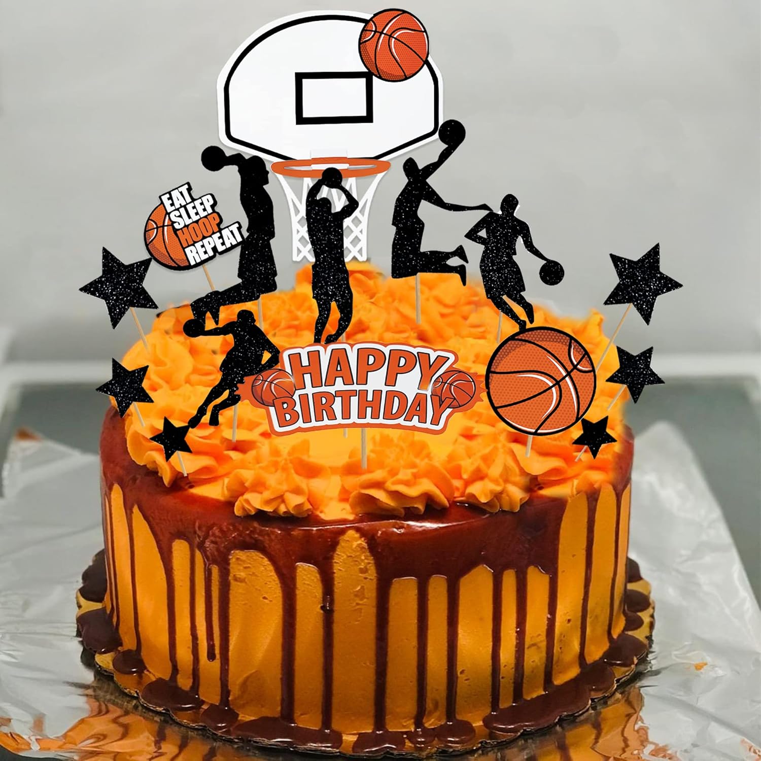 Basketball Cake Toppers Basketball Party Supplies for Boy Kids