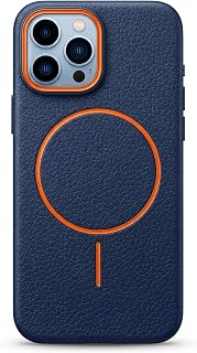 amazon basics Luxury MagSafe Compatible Leather Texture Back Cover for iPhone 15 Pro Max | Raised Camera Protection | Slim Price In India