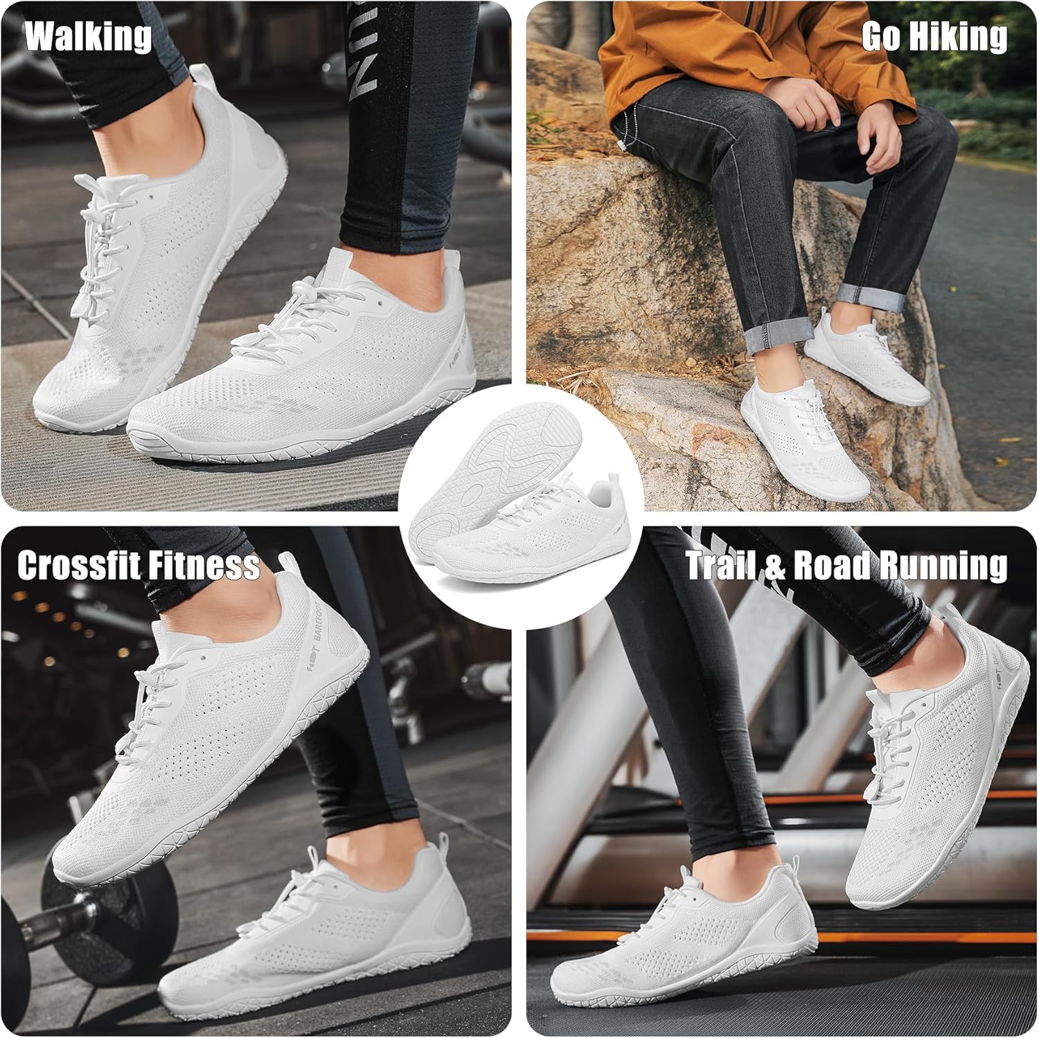 Geweo Barefoot Shoes Heren Dames Zomer Minimalist Barefoot Schoenen met Brede Teenendoos Light Ademende Trailrunning Sportschoenen Zero-Drop Zolen Loopschoenen Fitness Sneaker Blauw Unisex 43EU Geweo Barefoot Shoes Heren Dames Zomer Minimalist Barefoot Schoenen met Brede Teenendoos Light Ademende Trailrunning Sportschoenen Zero-Drop Zolen Loopschoenen Fitness Sneaker Blauw Unisex 43EU