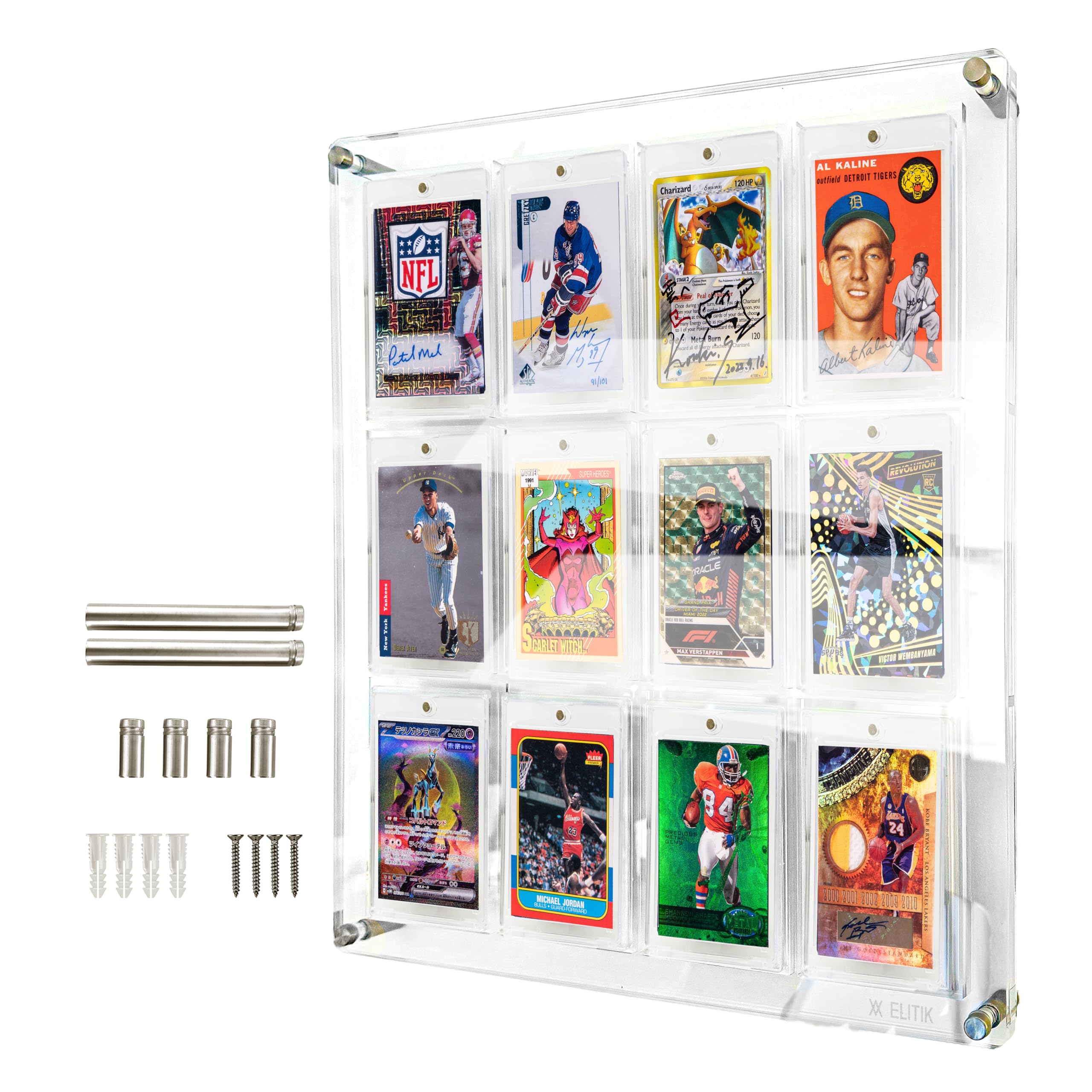 Amazon.com: ELITIK Acrylic One Touch Card Slab Display Case for