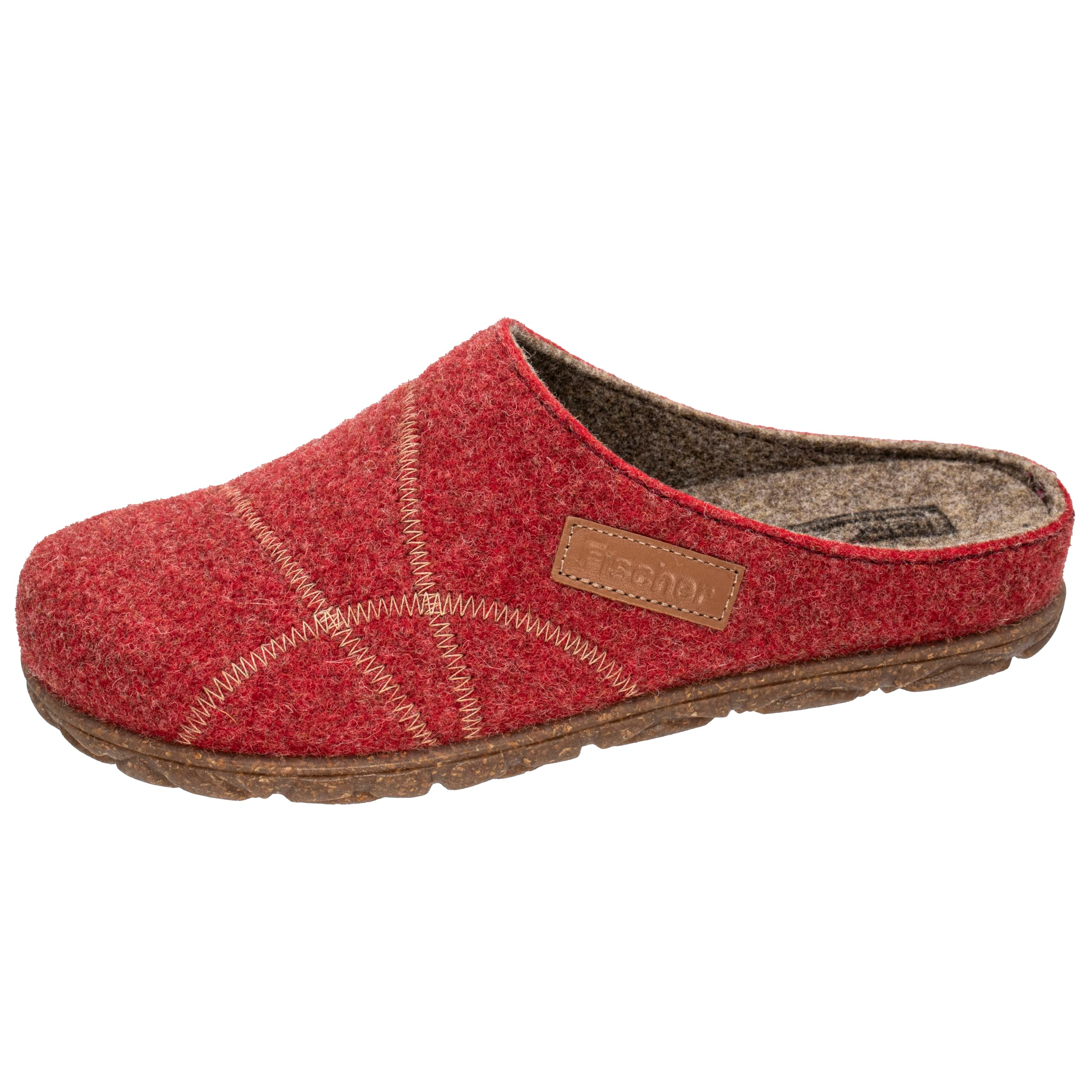 Fischer Markenschuh Damen-Filz-Pantoffel