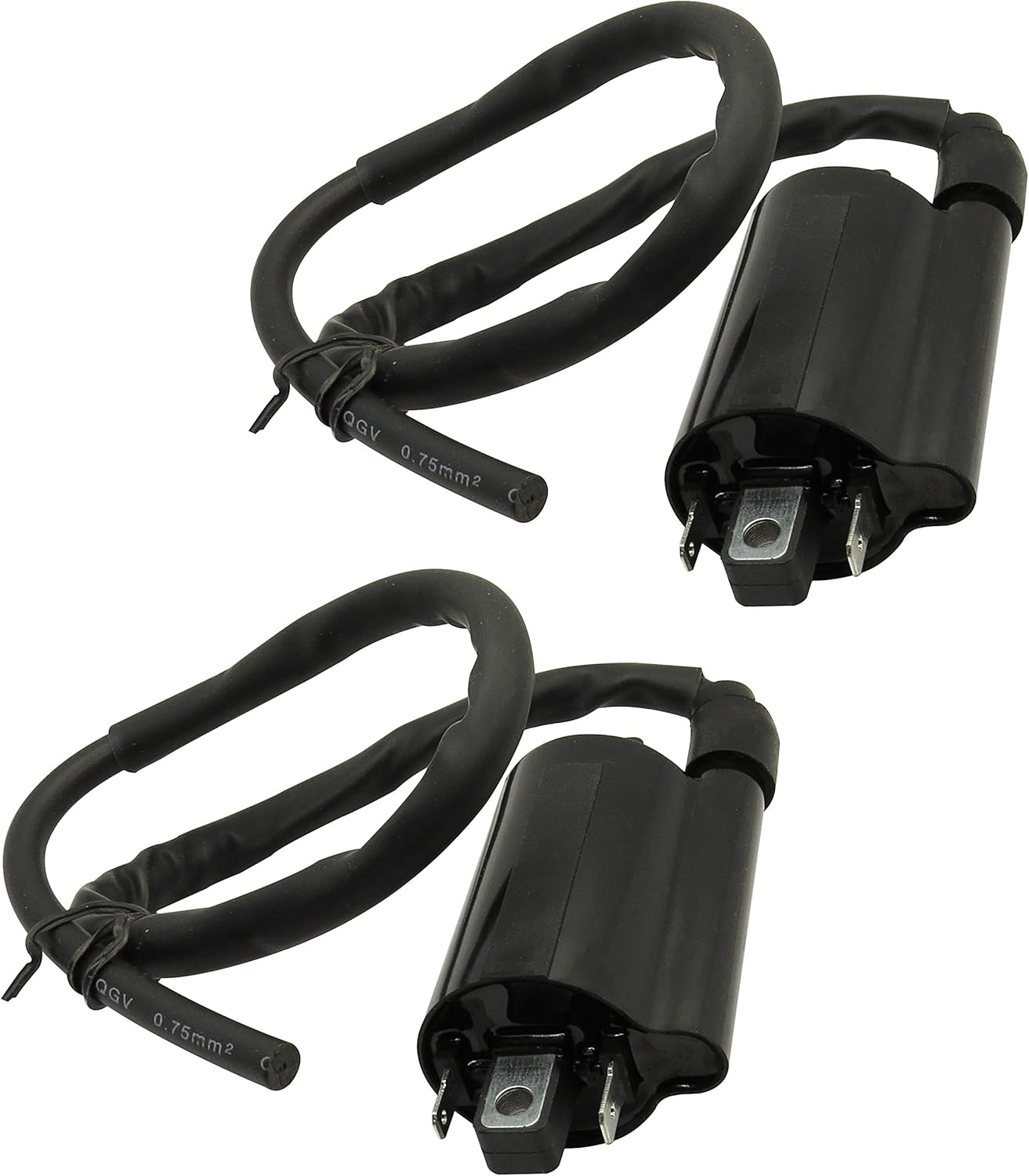 Two Ignition Coil fits Kawasaki Mule 4010 KAF620 2009-2020