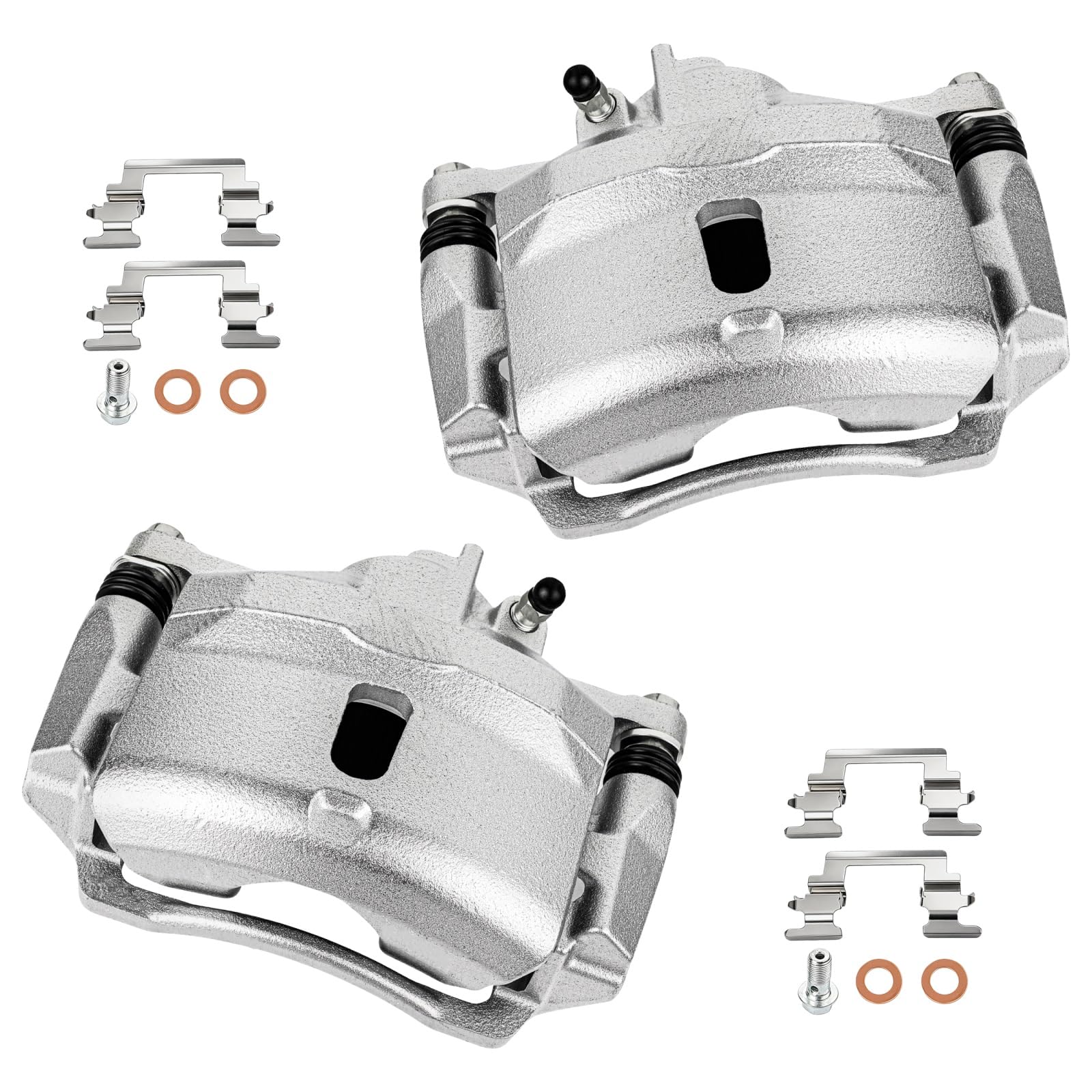 cciyu Front Left &amp; Right Brake Calipers Assembly w/Bracket 19B1832 19B1833 1997-2000 For Acura For EL,1996-2011 For Honda For Civic,2010-2014 For Honda For Insight