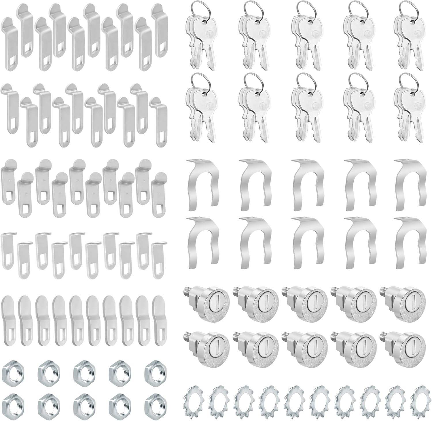 L-1172C National Mailbox Lock C9100 with 3 Keys (Clockwise) -10 Pack