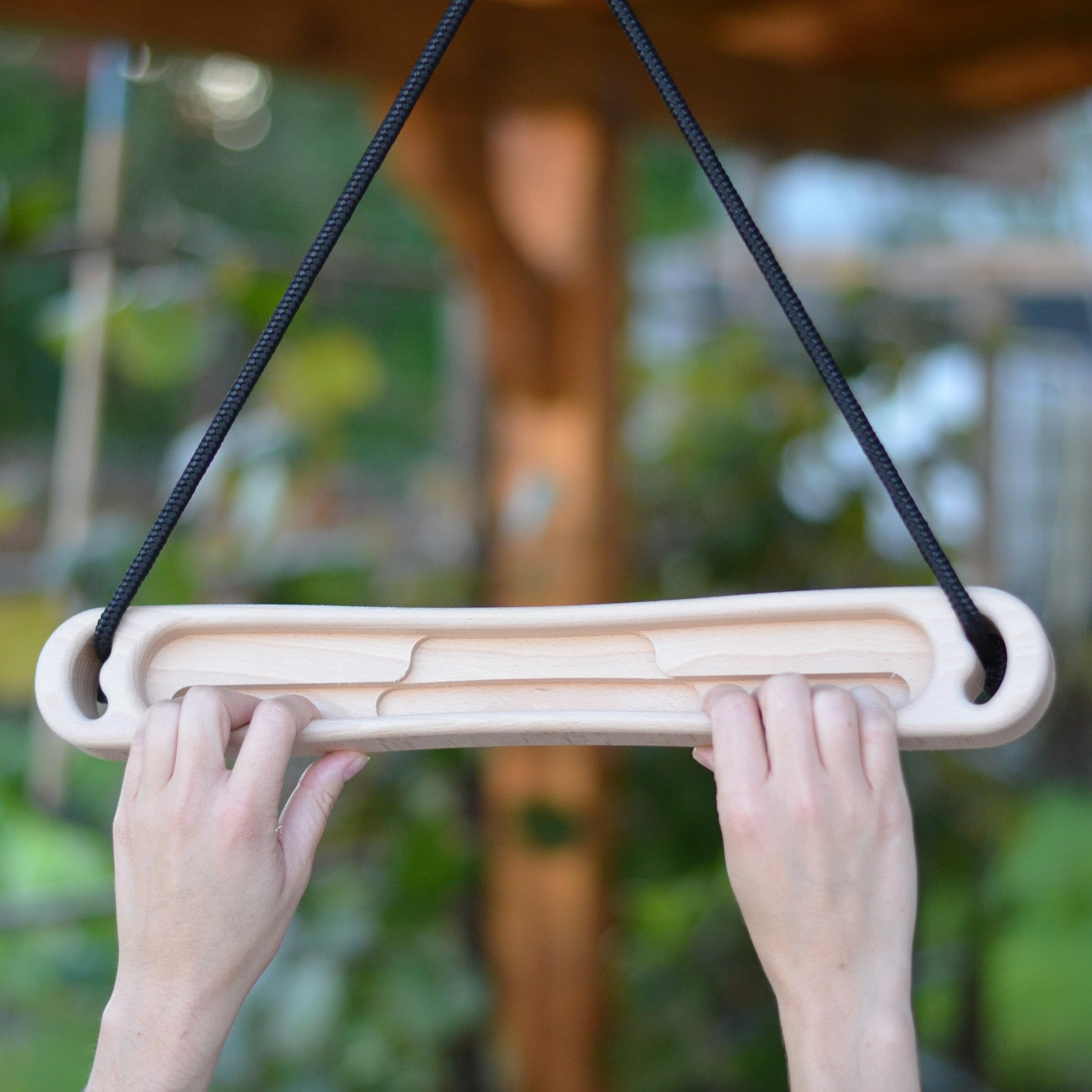 Hangboard Portatile – Tavola da Allenamento da Viaggio per Forza & Riscaldamento Compatta & Resistente | Ideale a Casa & in Movimento