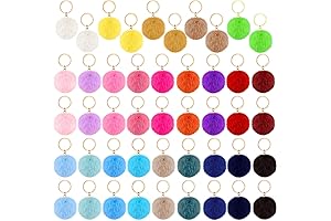 Hicarer Faux Fur Pom Pom Keychain: A Whimsical Accessory for Every Occasion