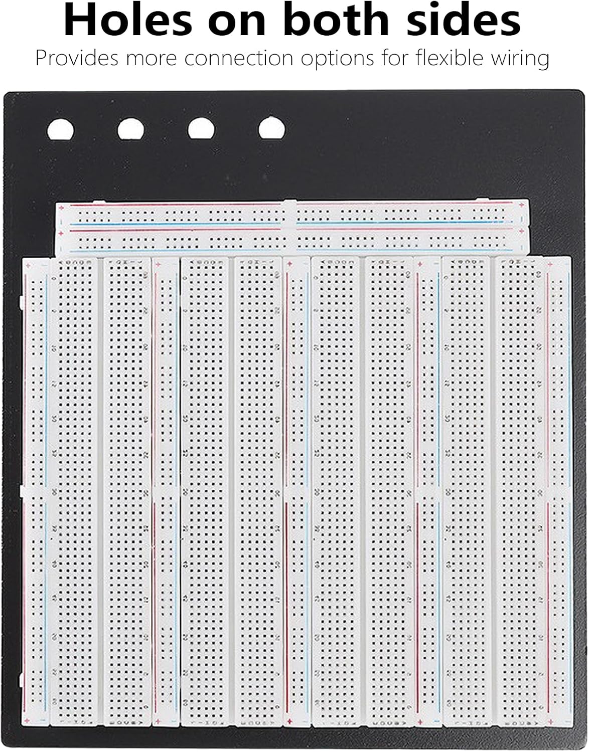 3220 Point Solderless Breadboard with Aluminum Base Plate for Electronics and Circuit Building Electronics Experiment