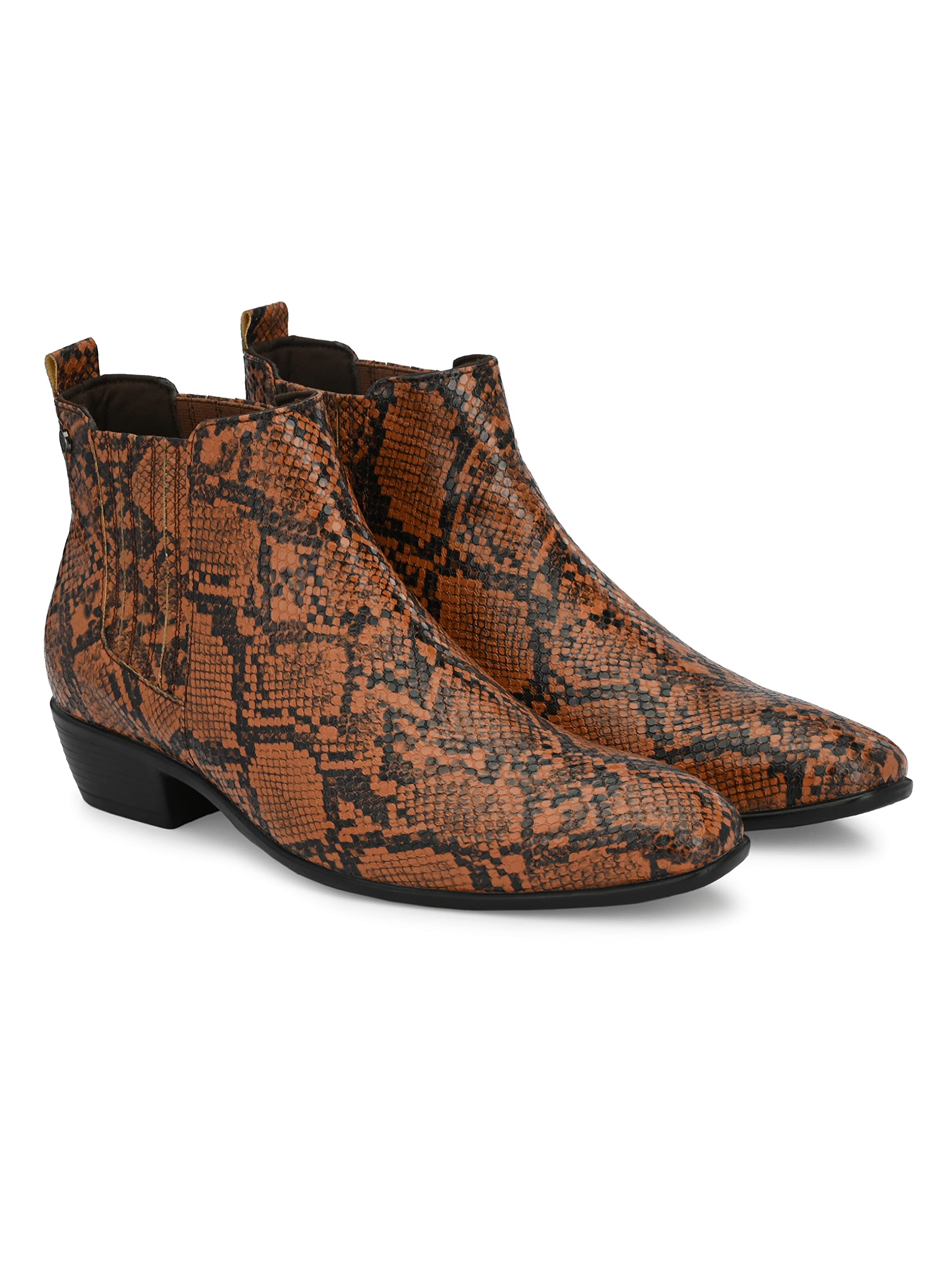 Delize Light tan Reptile Print Vegan Leather Men,s Cowboy Chelsea Boots 8 (B0BKSMBS2L) Amazon Price History, Amazon Price Tracker