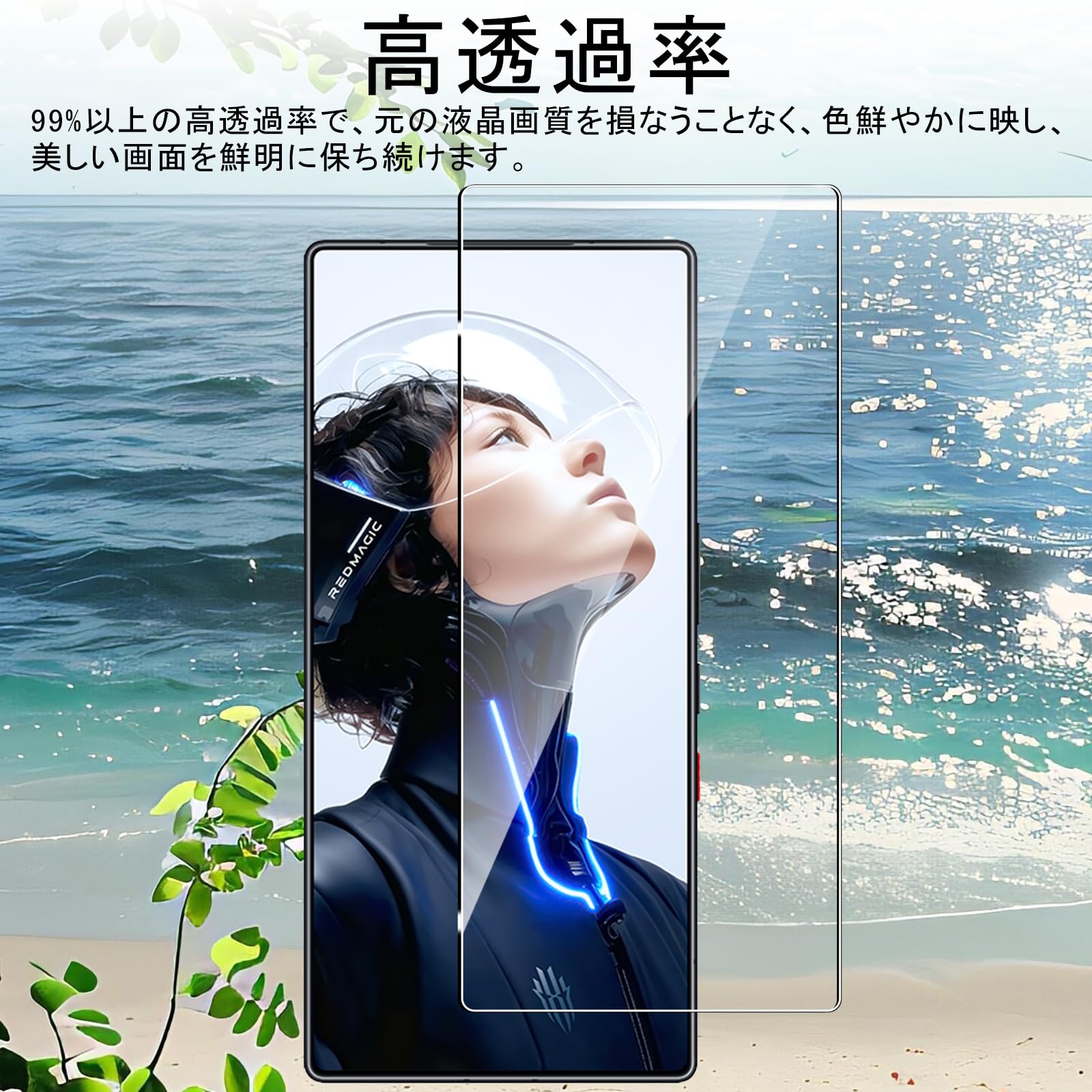 Amazon | PRODELI For REDMAGIC 11 Pro/11 Pro+ 専用 ガラスフィルム