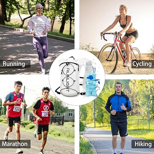 Miniatura 6 de Chaleco para correr para mujeres y hombres, mochila ligera de hidratación con bolsa de agua de 1.5 litros, mochila hidráulica para senderismo,