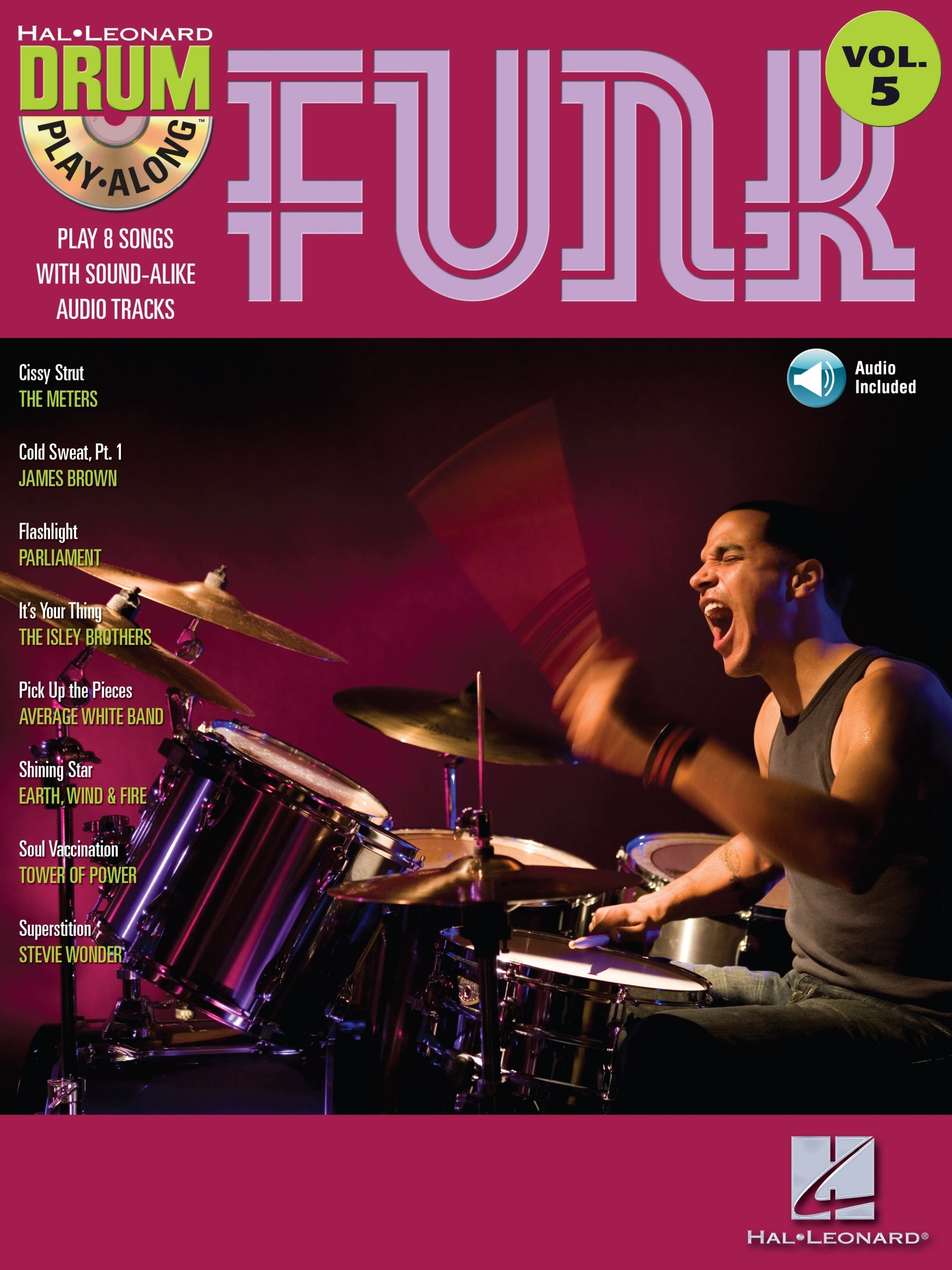 Funk (Songbook): Drum Play-Along Volume 5 (Hal Leonard Drum Play-Along)