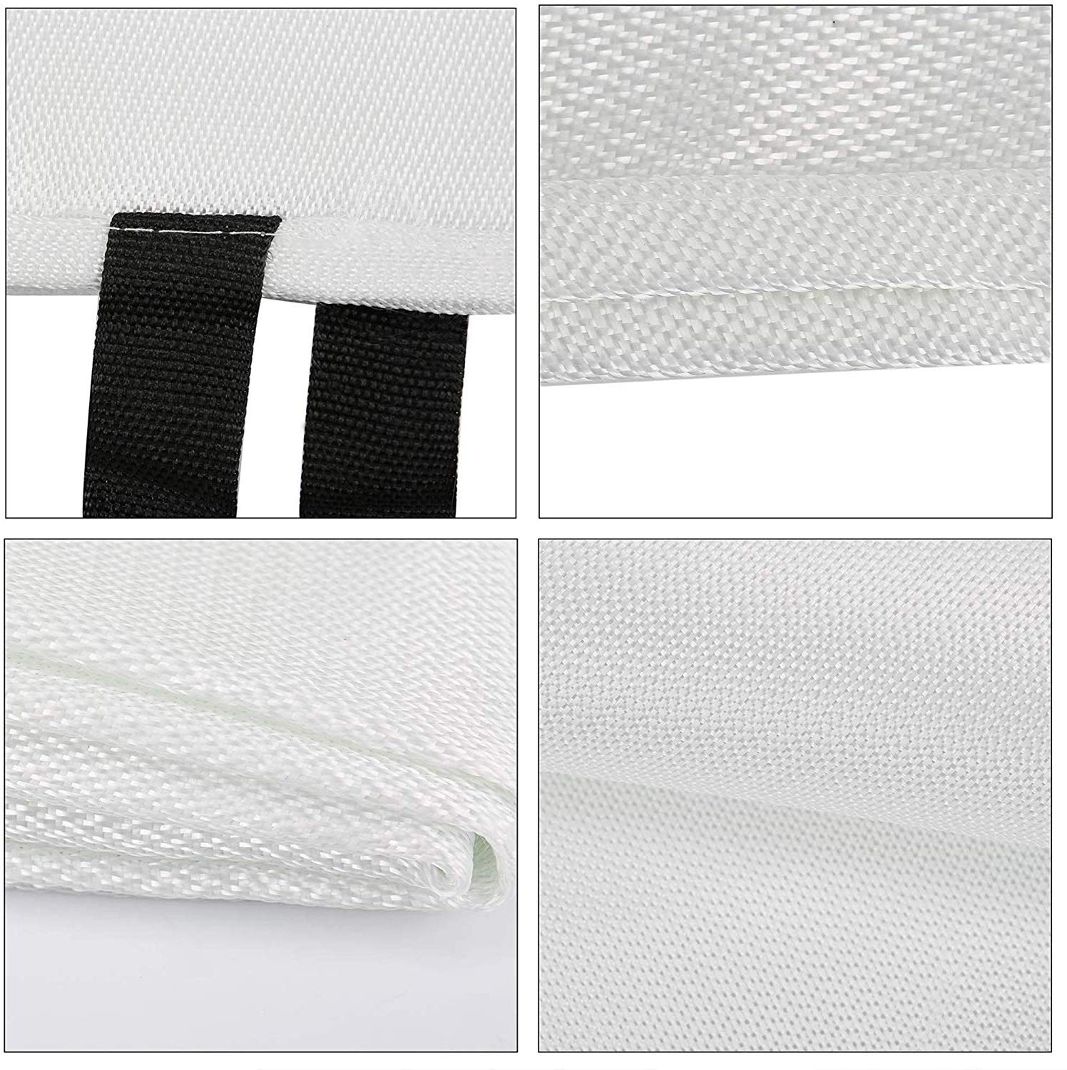 Coperte Antincendio In Vetroresina - 2 Pezzi 1.2x1.8m, Resistono Fino A 580°C | Per Cucina, Camino, Emergenze - Foto 9