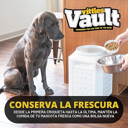 Miniatura 3 de Gamma2 Vittles Vault Contenedores de almacenamiento de alimentos para mascotas, contenedor sellado de almacenamiento de alimentos para perros