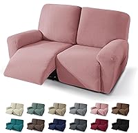 Vista 48 de JIVINER 5 Piezas Fundas Elásticas para Sofá Reclinable Funda para Sofá Reclinable con Parte Inferior Elástica Jacquard Ajustada Reclinable Funda