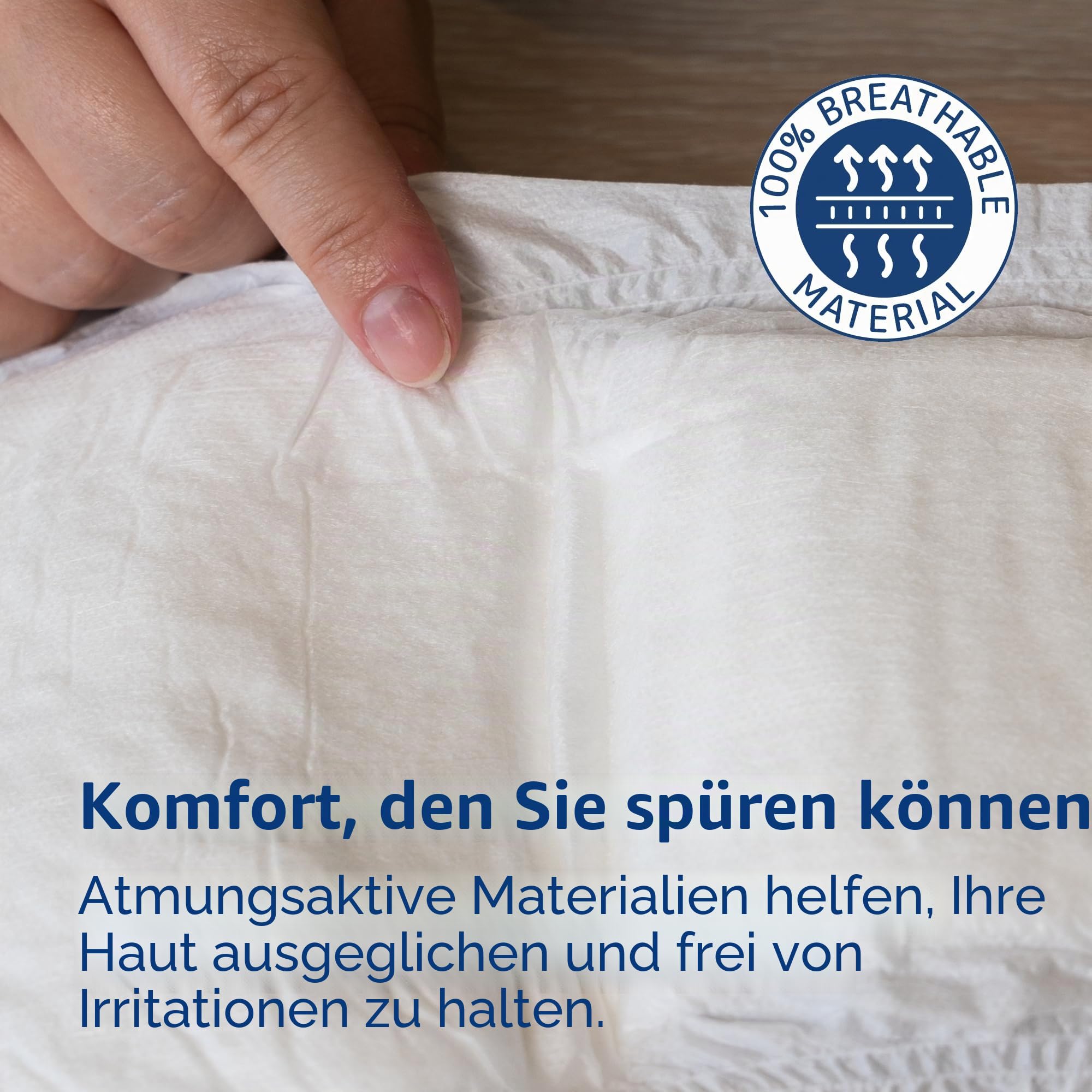 ABENA San Premium Inkontinenzeinlagen für Herren und Damen, atmungsaktiv und bequem, schnelle Absorption, diskret und effektiv geformt, Premium 4, 800 ml Saugfähigkeit, 9 x 30 Stück