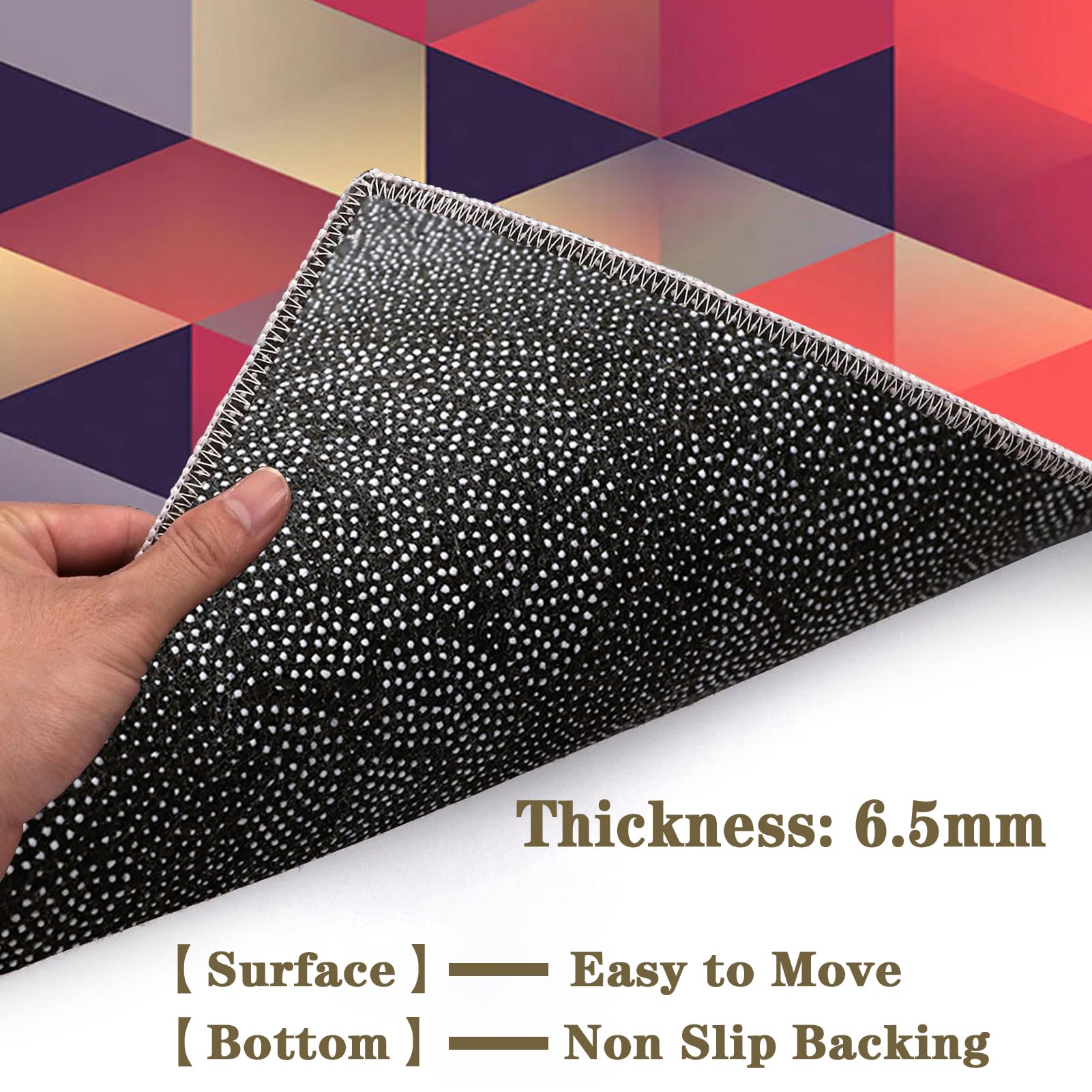 Tappeto Salvapavimento Per Sedia Gaming 100x120cm - Antiscivolo, Protettivo Per Parquet E Pavimenti Duri - Foto 6