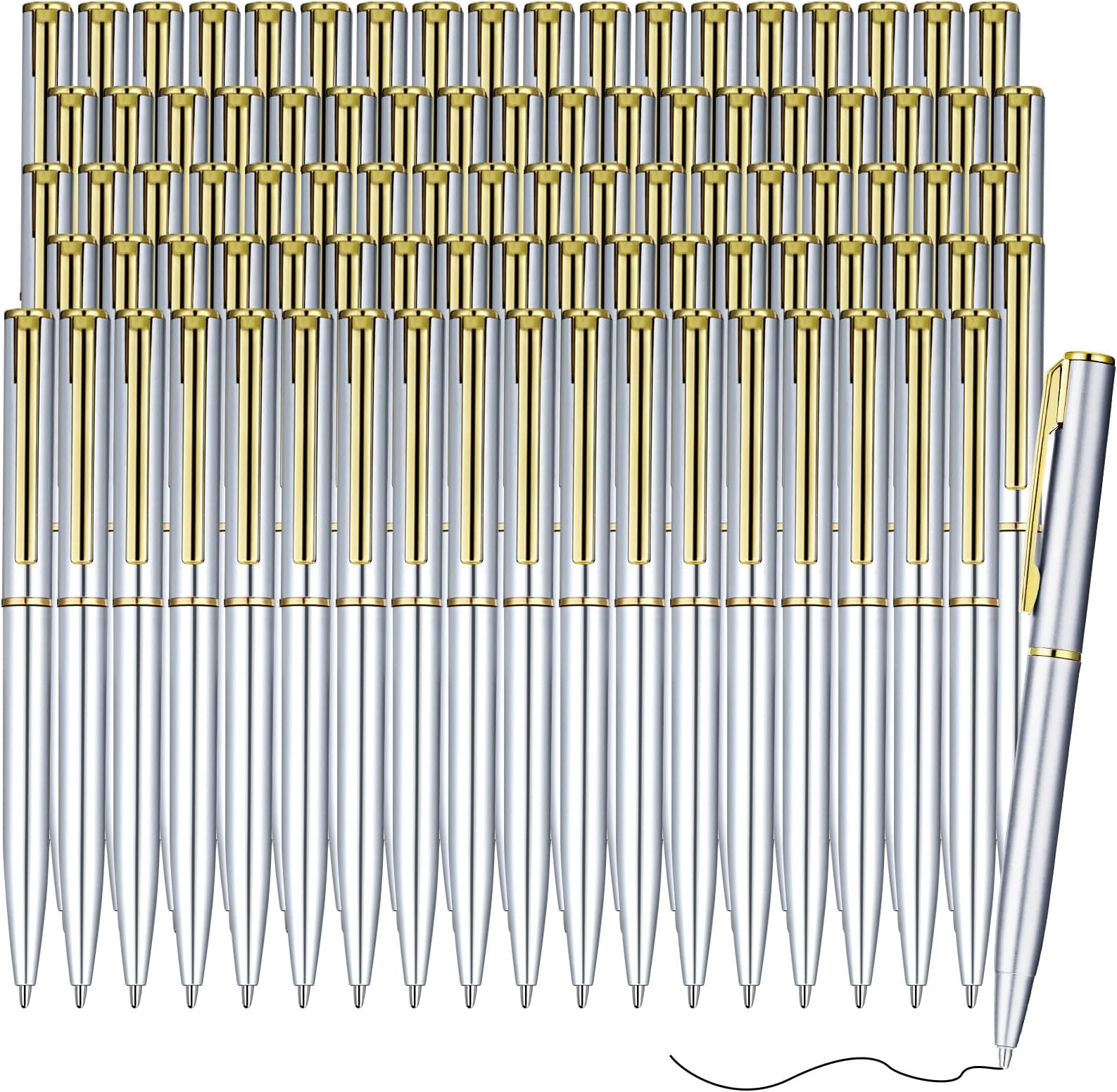 Teling 72 Pcs Small Ballpoint Pen Mini Pens Bulk 4 Inch