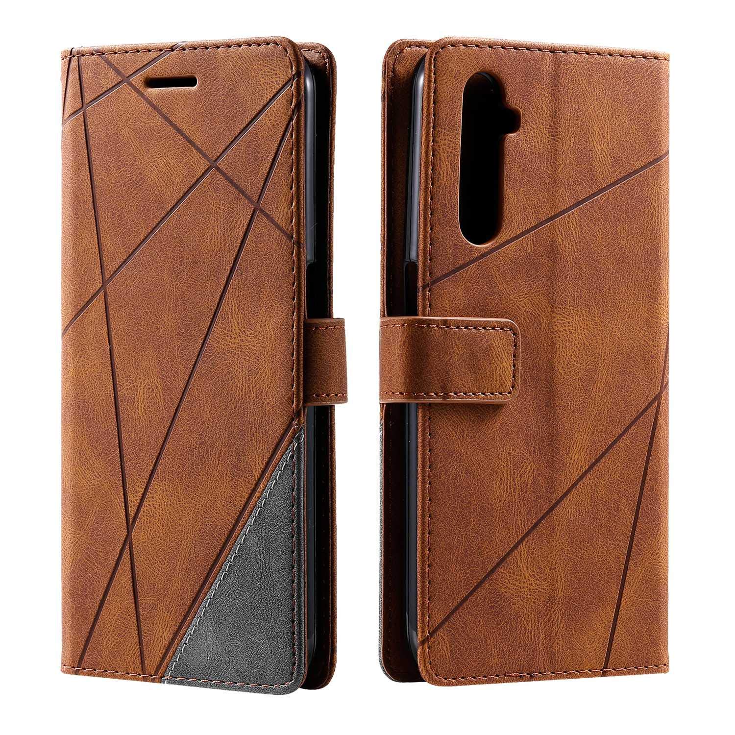 SEAHAI Cover Portafoglio In Pelle Per Realme 8 5G / Narzo 30 5G | Con Slot Carte E Supporto | Antishock E RFID - 5