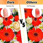 CAREGY 300 Sheets Single Sided Glossy Photo Paper for Inkjet, 8.5x11 Inches,180GSM Printer Picture for Inkjet Printer with Dye Ink