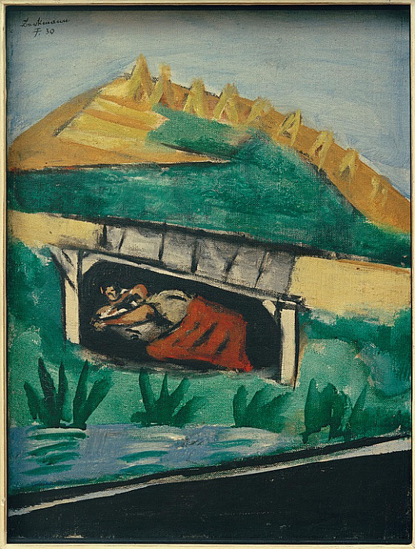 Artxlxxbn No Frame Famous Painting Art Wall Decor Abstract Art Picture Sommer By Max Beckmann Animal Pictures For Home Decor 60X90cm