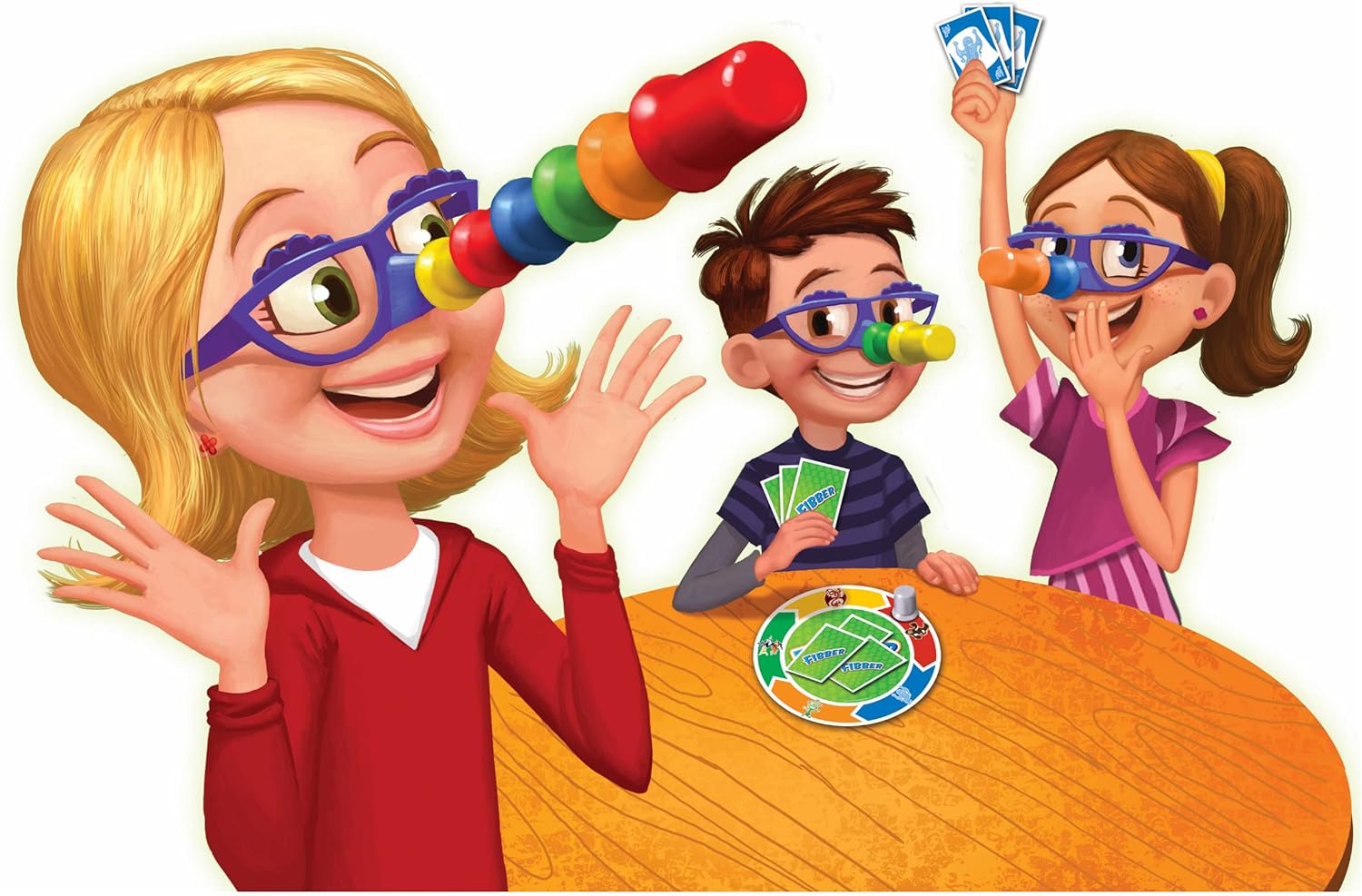 Spin Master Games Live Game with Funny Glasses and Cards Families-2-6 Players-6065110-Board Games Kids 7 Years + (6065110)