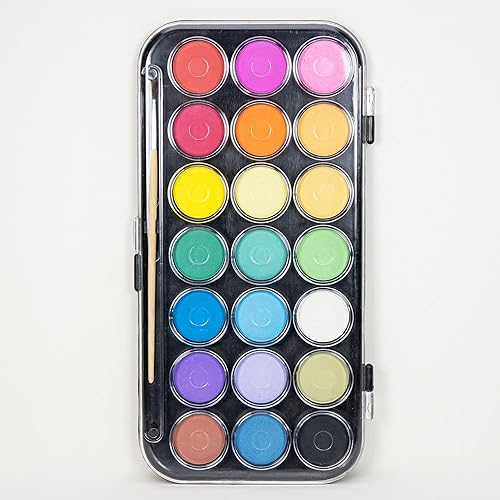 Miniatura 4 de Galt Juguetes, caja de pintura, 21 discos de pintura y cepillo, a partir de 6 años