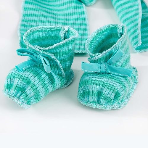 Miniatura 3 de Ropa de muñeca, mameluco de invierno con capucha, traje de nieve, overol cálido de piel sintética para muñeca estadounidense de 18 pulgadas