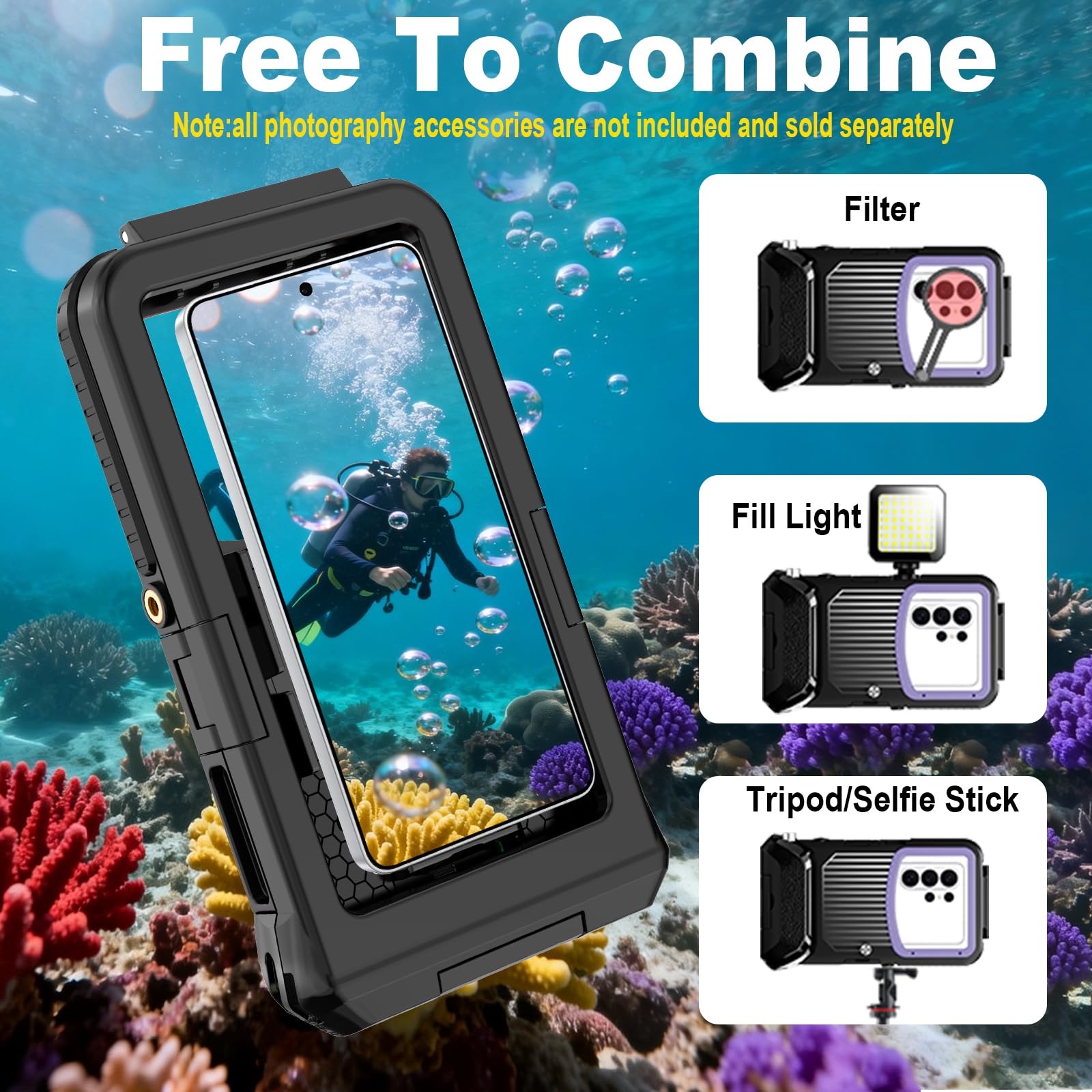 ShellBox Case Custodia rigida impermeabile IP68 per Samsung Galaxy