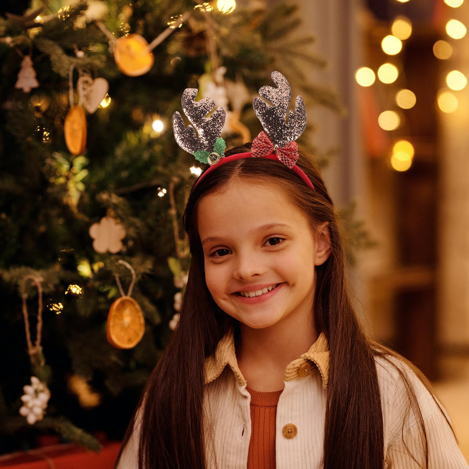 Serre-tête Mignon En Forme De Bois De Renne Pour Femme, Accessoire De