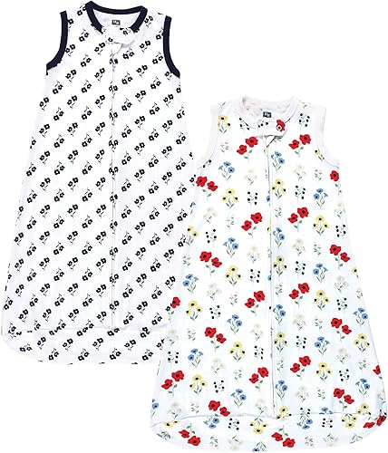 Miniatura 5 de Hudson Baby Saco de dormir unisex de algodón entrelazado para bebé, naranja cítrico, 18-24 meses