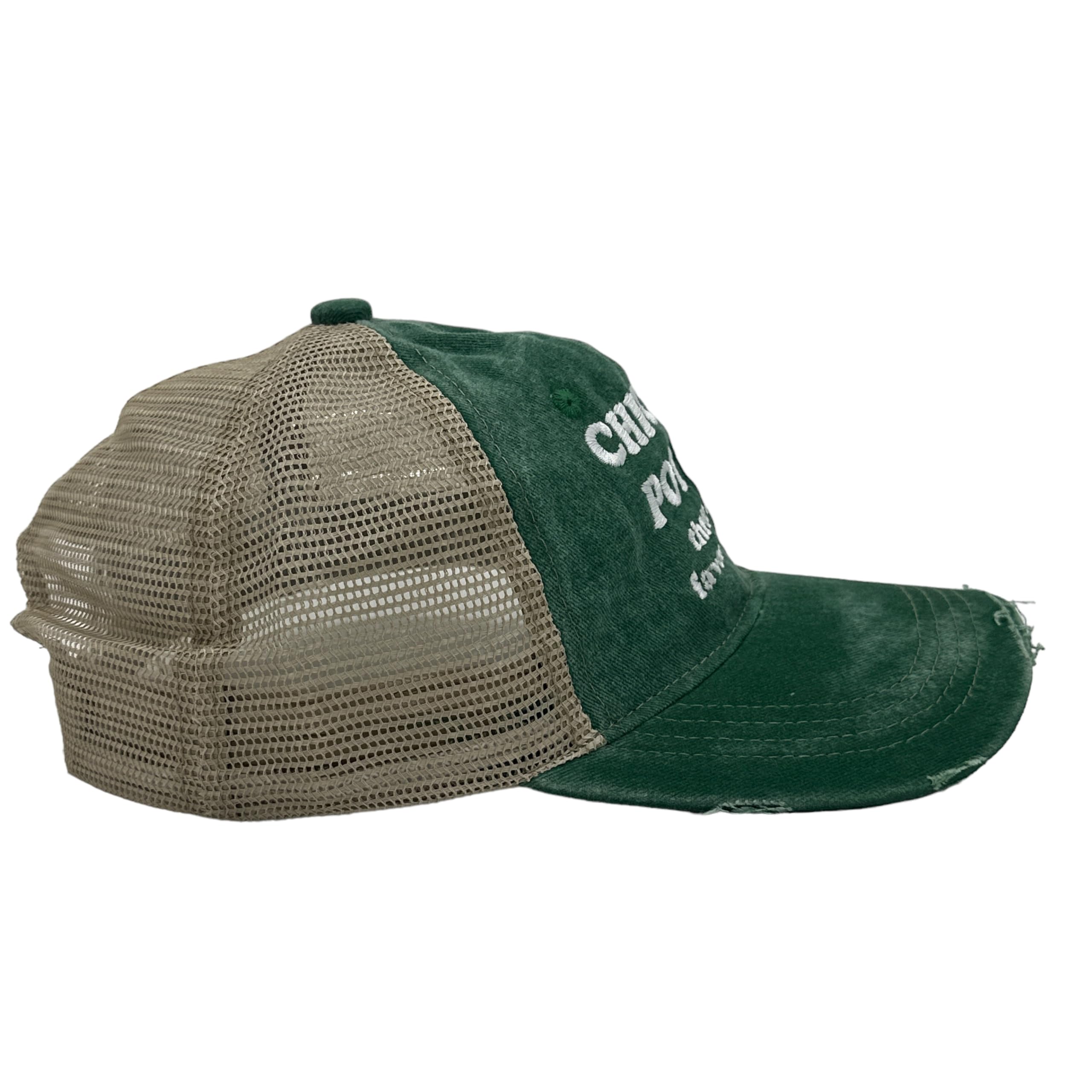 Chicken Pot Pie Three of My Favorite Things Hat Funny 420 Trucker Cap Funny Hats 420 Cool Food Novelty Caps for Men Trucker Standard