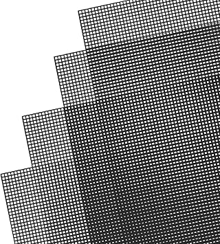 Savita 6pcs Plastic mesh Sheets 7 Count Needlepoint Canvas for Embroidery Crafting and Knit and Crochet Projects Black