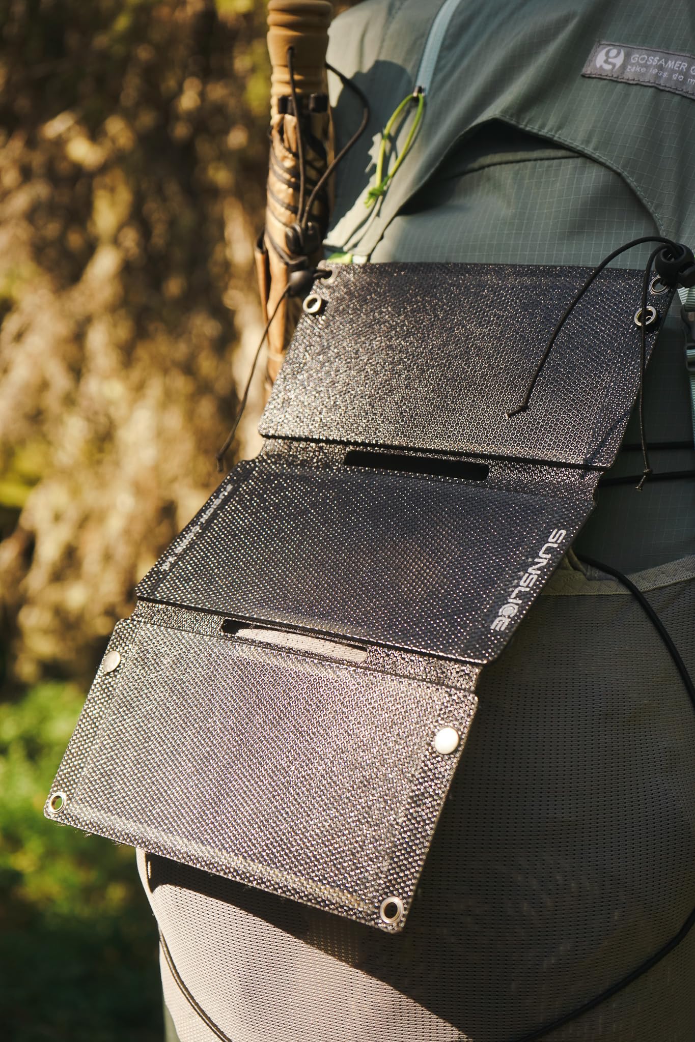 Panneau Solaire Pliable 10W Fusion Core 10 Sunslice, Charge Rapide USB-A & USB-C 5V/2A, Ultra-léger 220g, étanche, idéal randonnée, Camping, Van Life, Survie, Compatible Smartphones & powerbanks